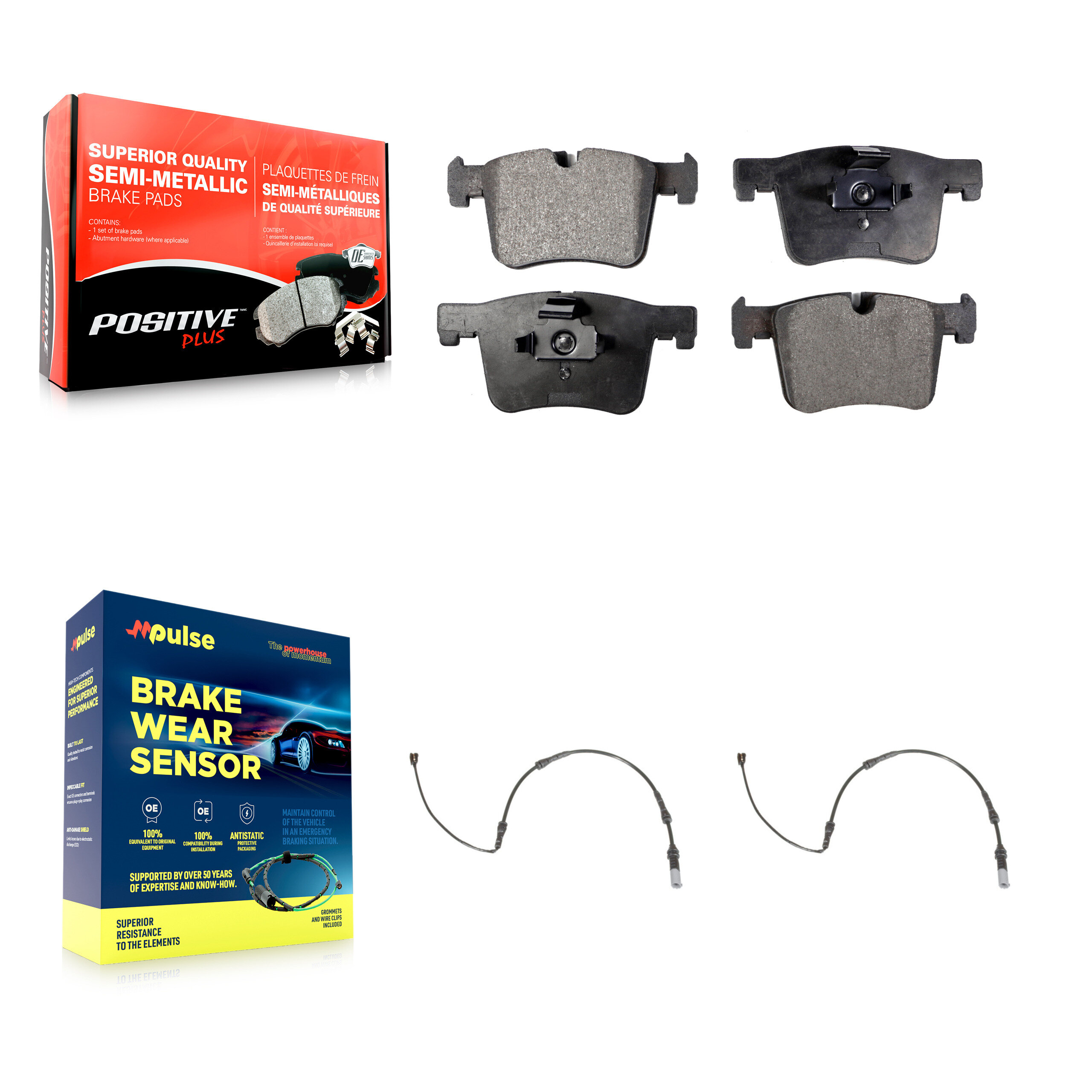 Positive Plus - KPW-100921 - Front Disc Brake Pad Kits