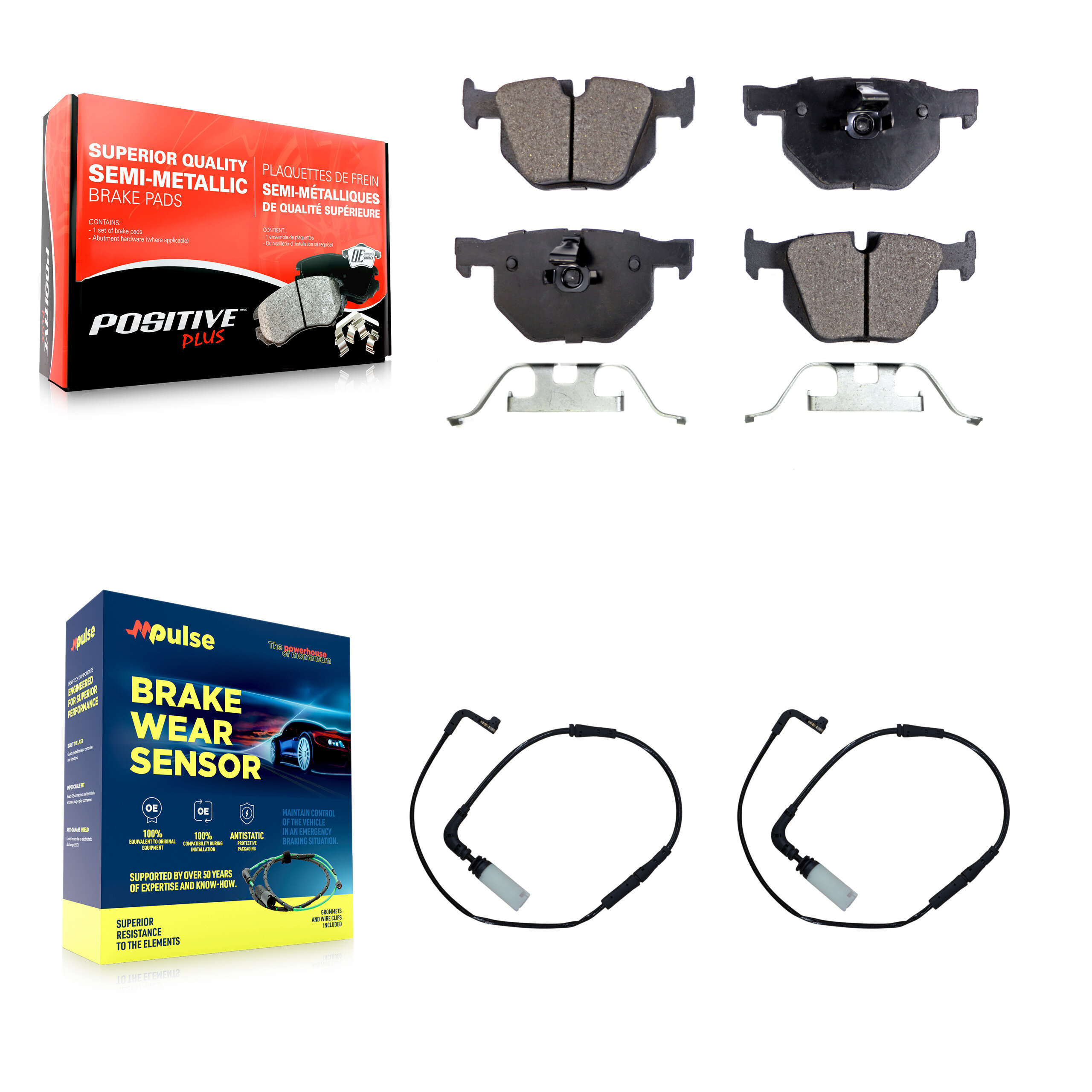 Positive Plus - KPW-101224 - Rear Disc Brake Pad Kits