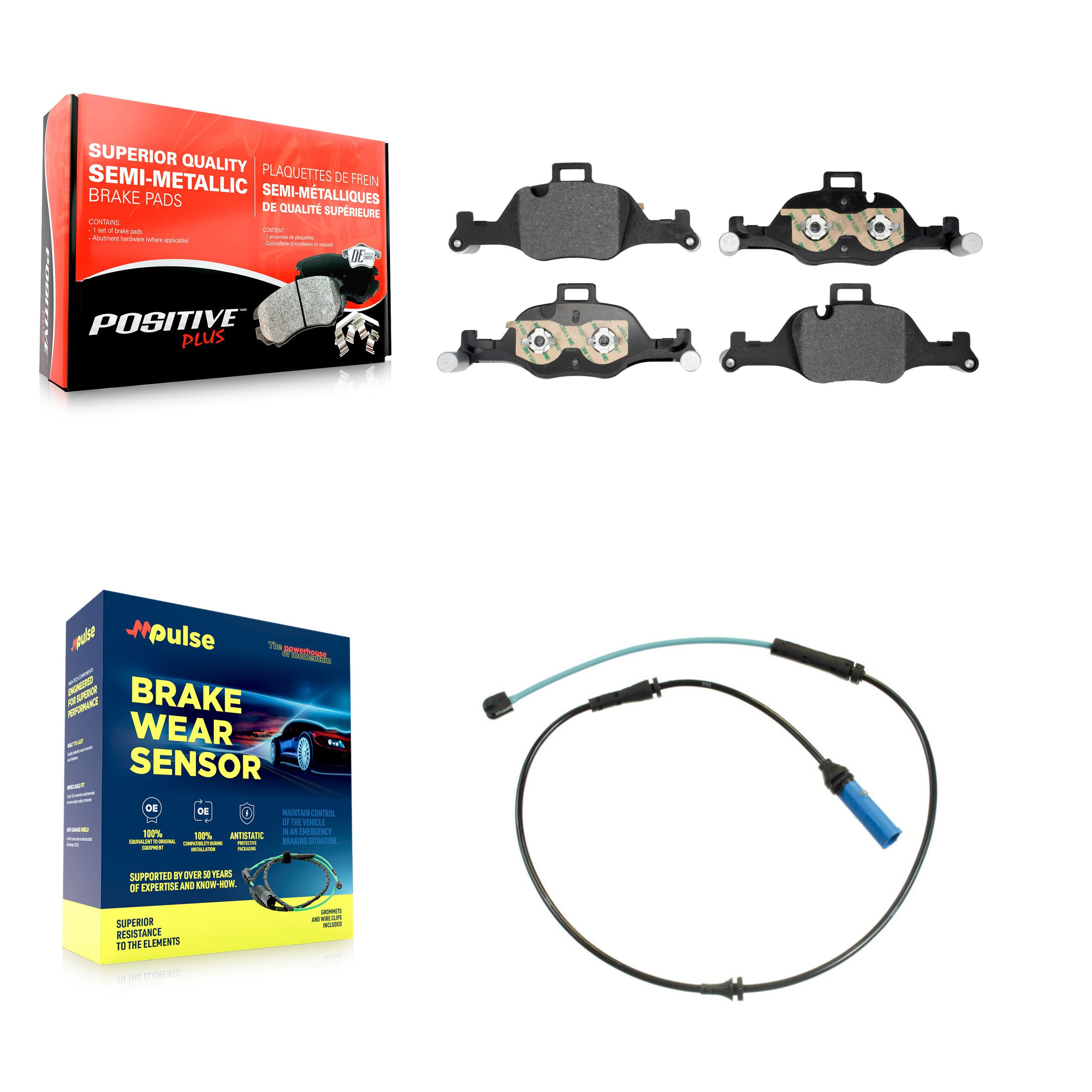 Positive Plus - KPW-101577 - Front Disc Brake Pad Kits