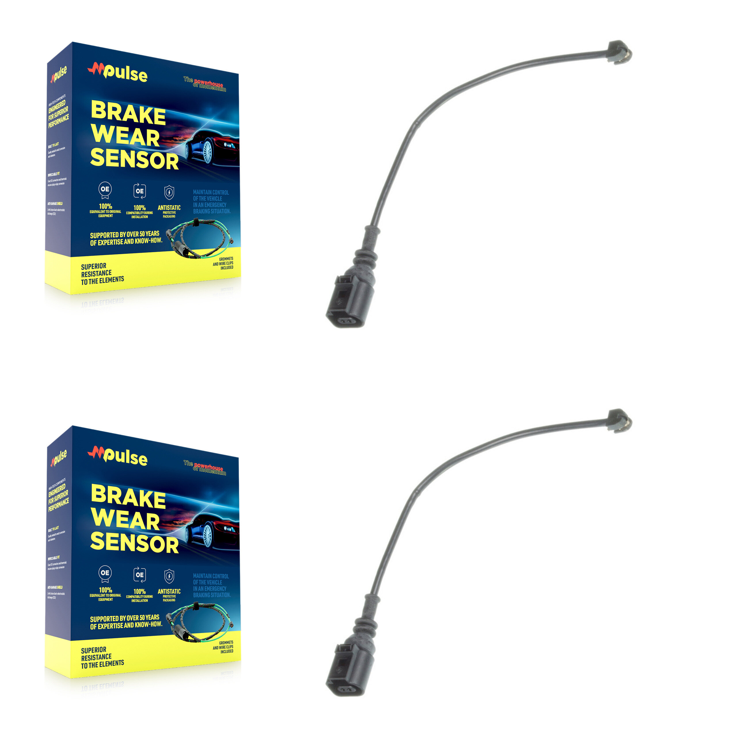 Mpulse - KSE-100007 - Front Disc Brake Pad Wear Sensor Kits