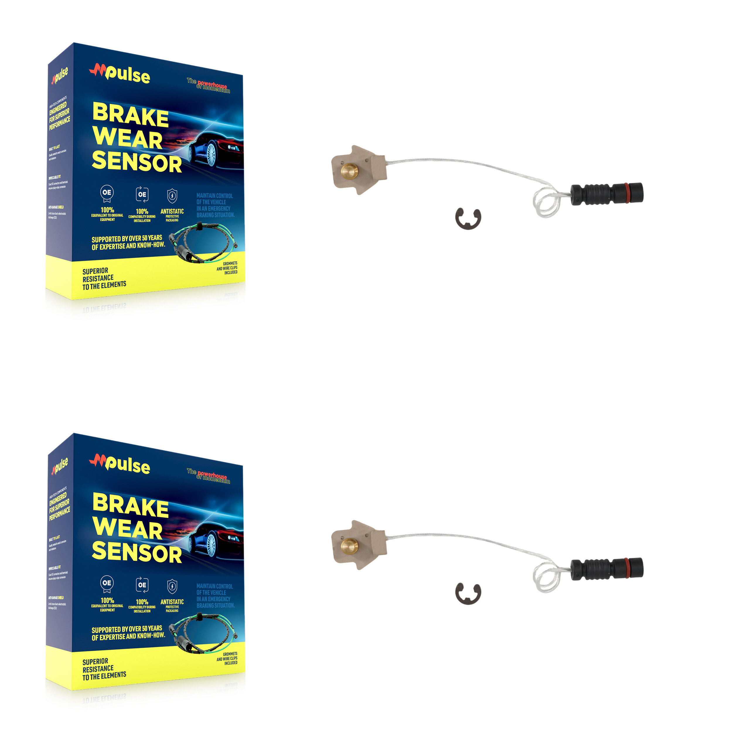 Mpulse - KSE-100008 - Front Disc Brake Pad Wear Sensor Kits