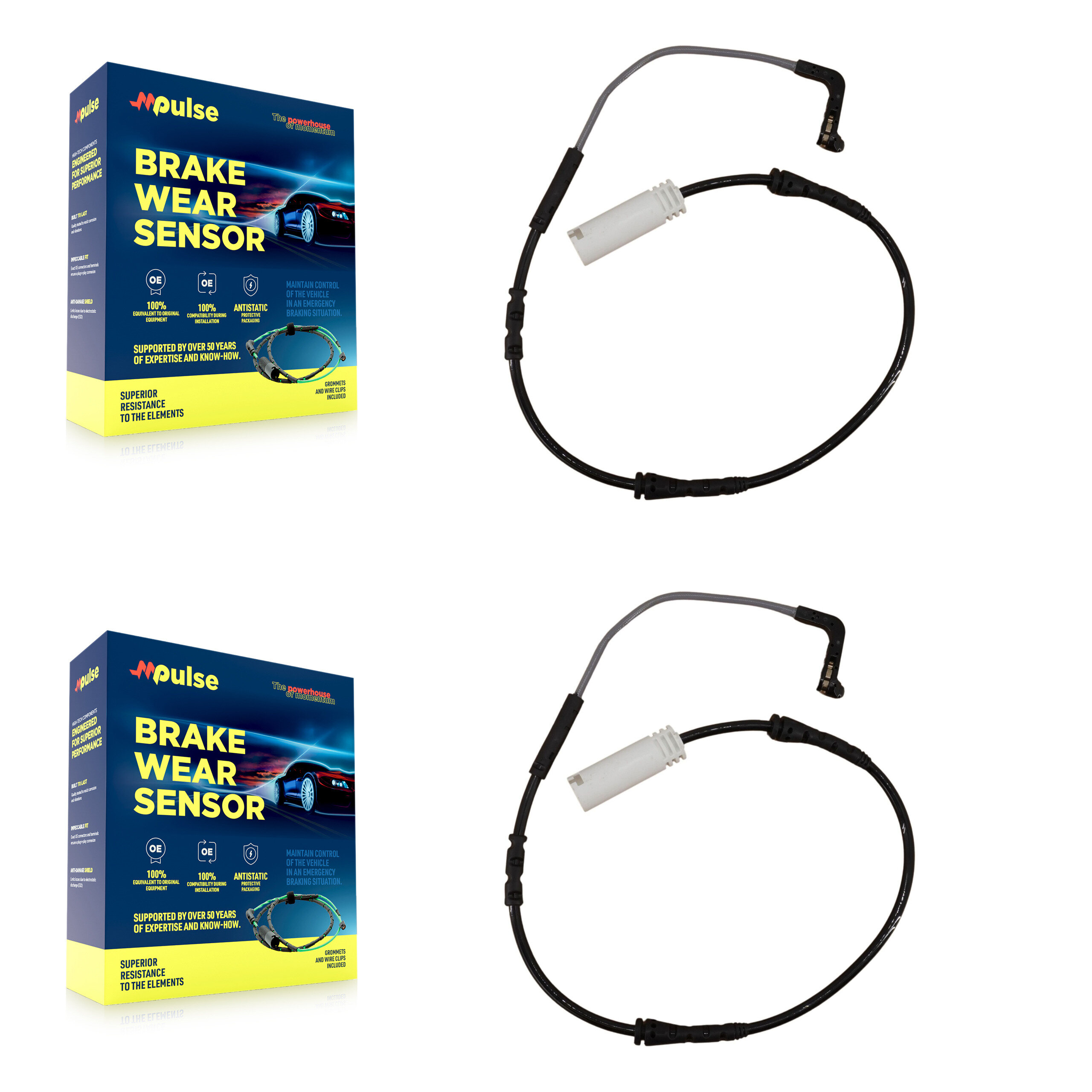 Mpulse - KSE-100026 - Front Disc Brake Pad Wear Sensor Kits