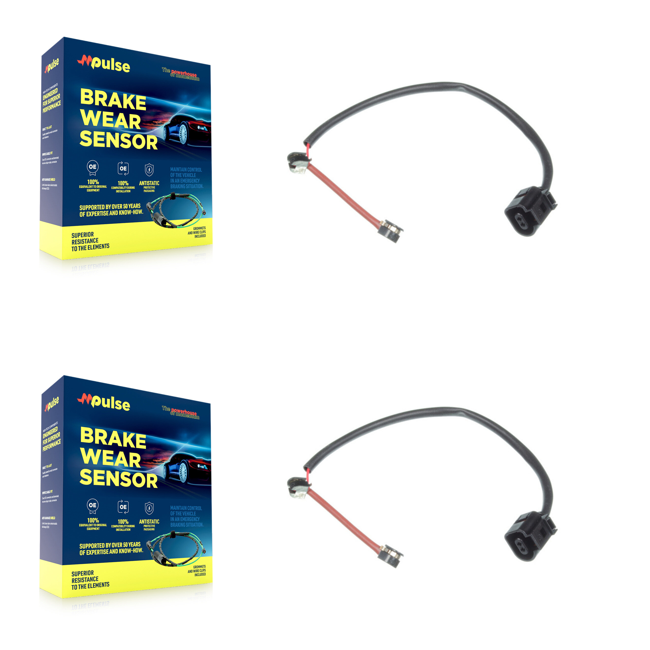 Mpulse - KSE-100028 - Front Disc Brake Pad Wear Sensor Kits