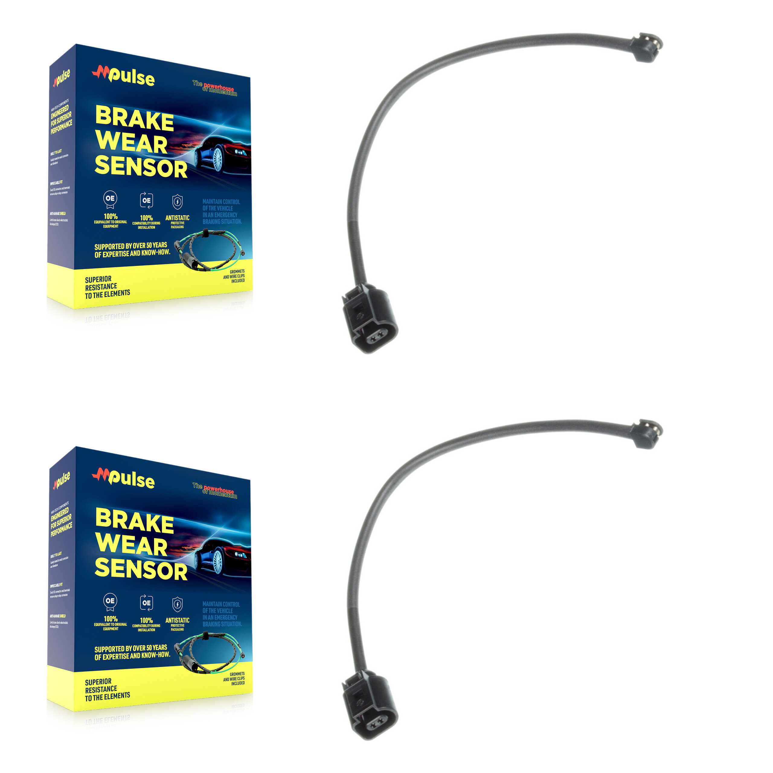 Mpulse - KSE-100029 - Front Disc Brake Pad Wear Sensor Kits