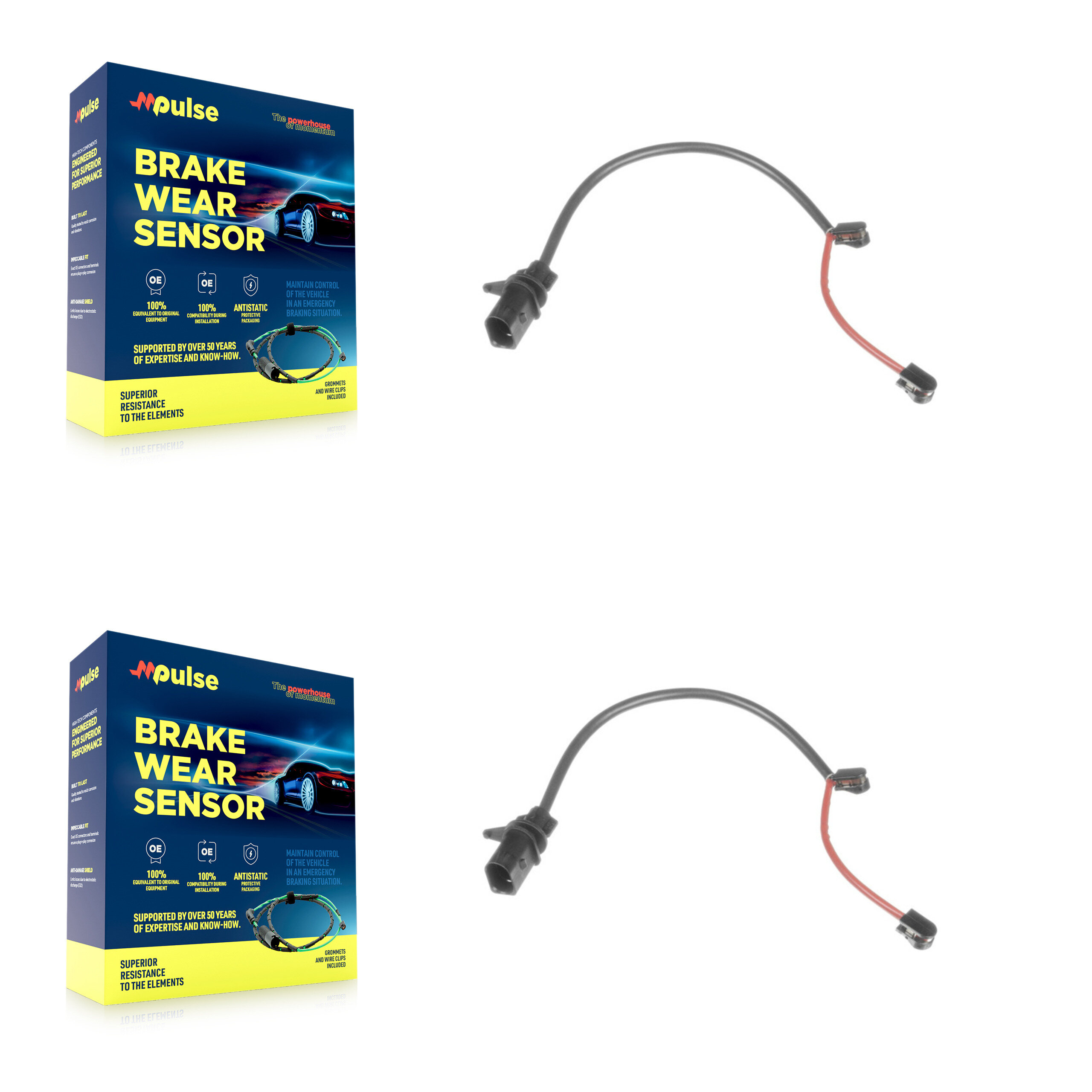 Mpulse - KSE-100031 - Front Disc Brake Pad Wear Sensor Kits