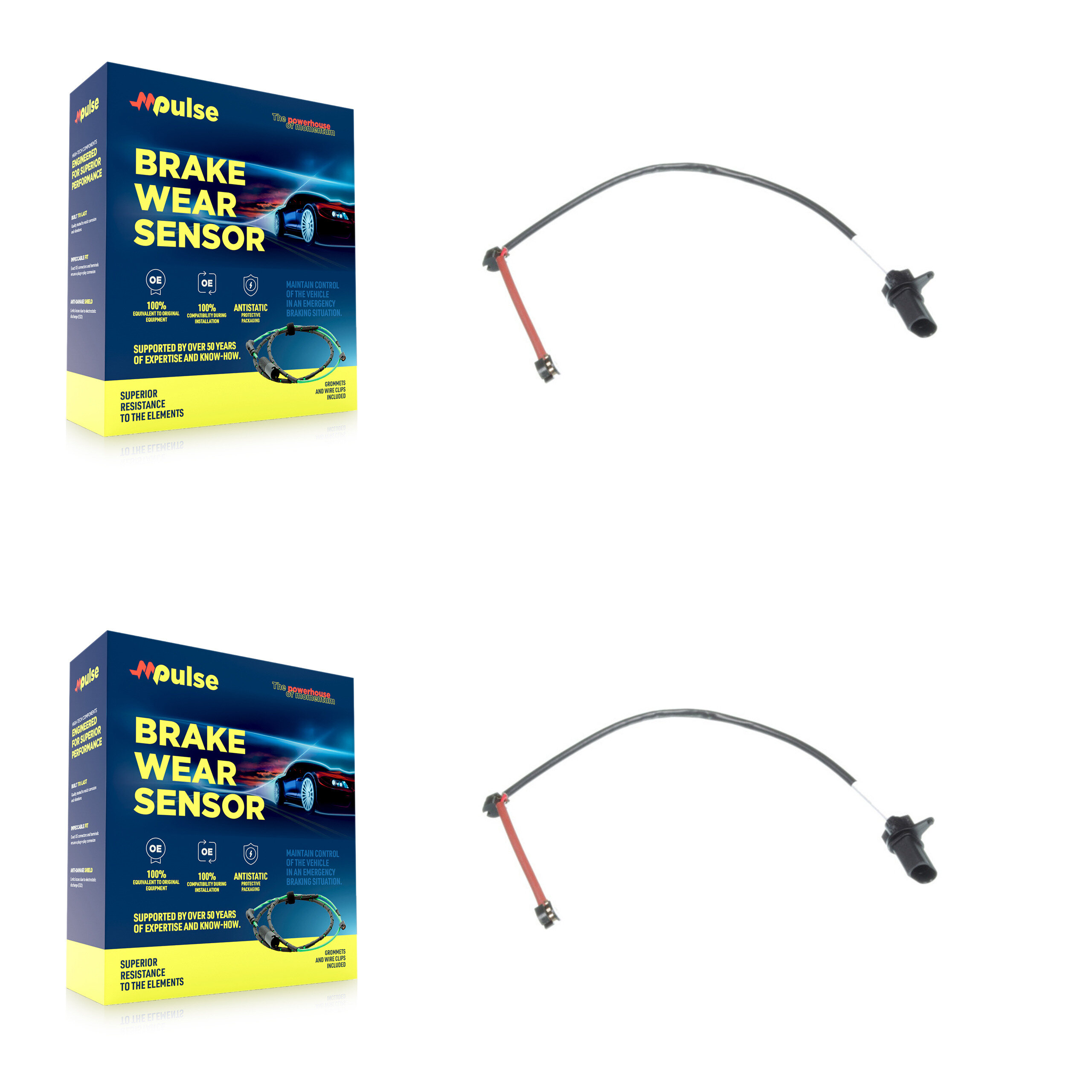Mpulse - KSE-100032 - Front Disc Brake Pad Wear Sensor Kits