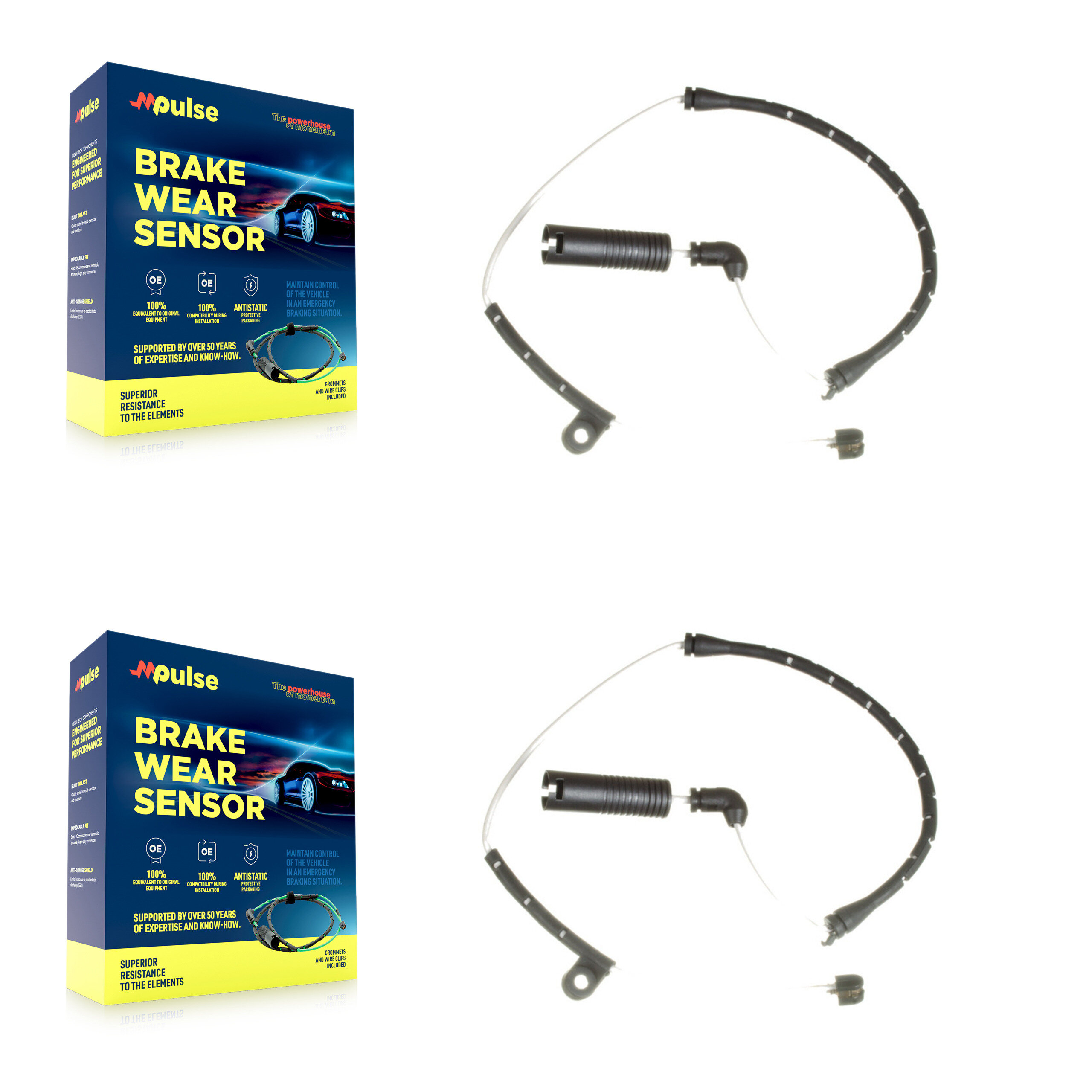 Mpulse - KSE-100047 - Front Disc Brake Pad Wear Sensor Kits