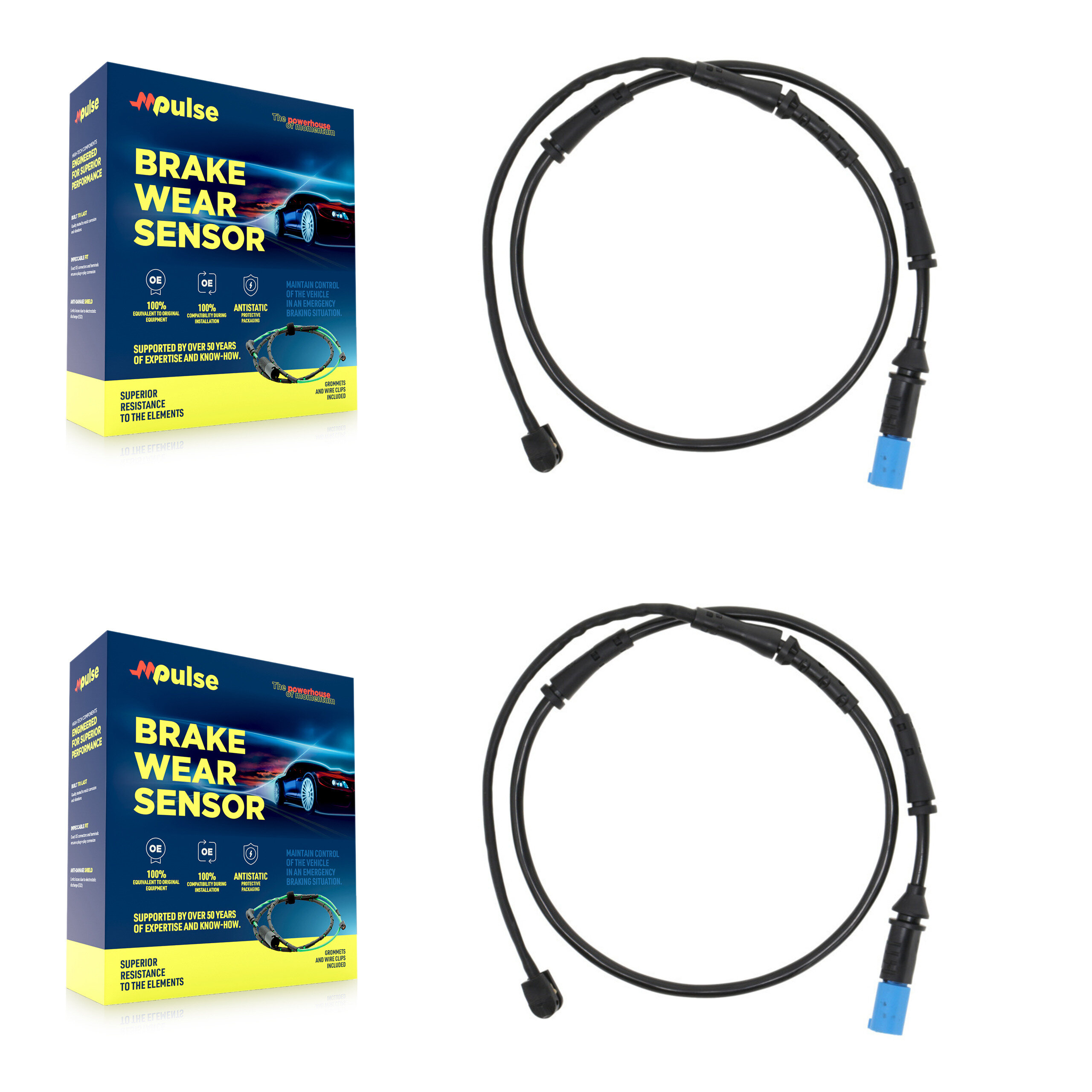 Mpulse - KSE-100048 - Front Disc Brake Pad Wear Sensor Kits