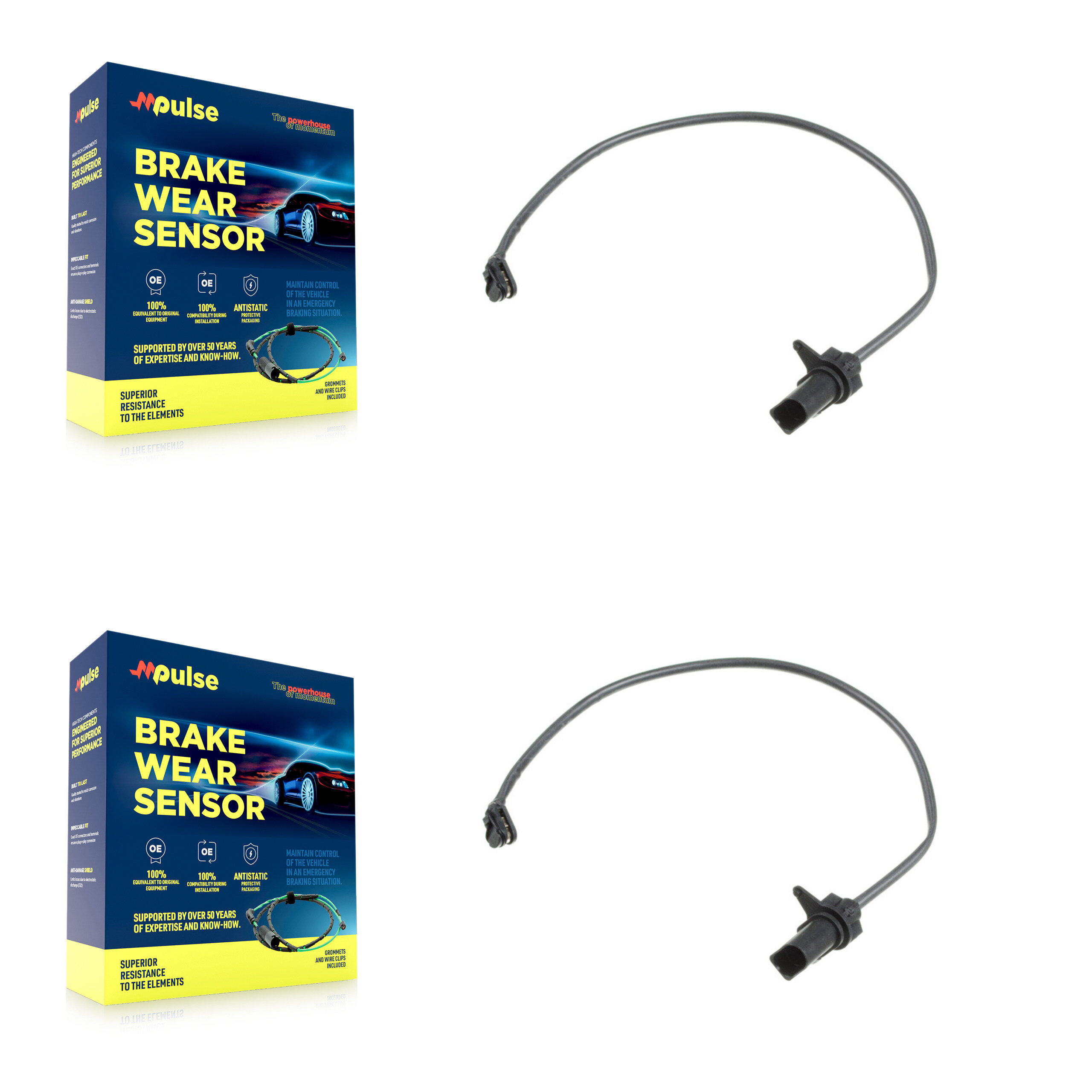 Mpulse - KSE-100049 - Front Disc Brake Pad Wear Sensor Kits