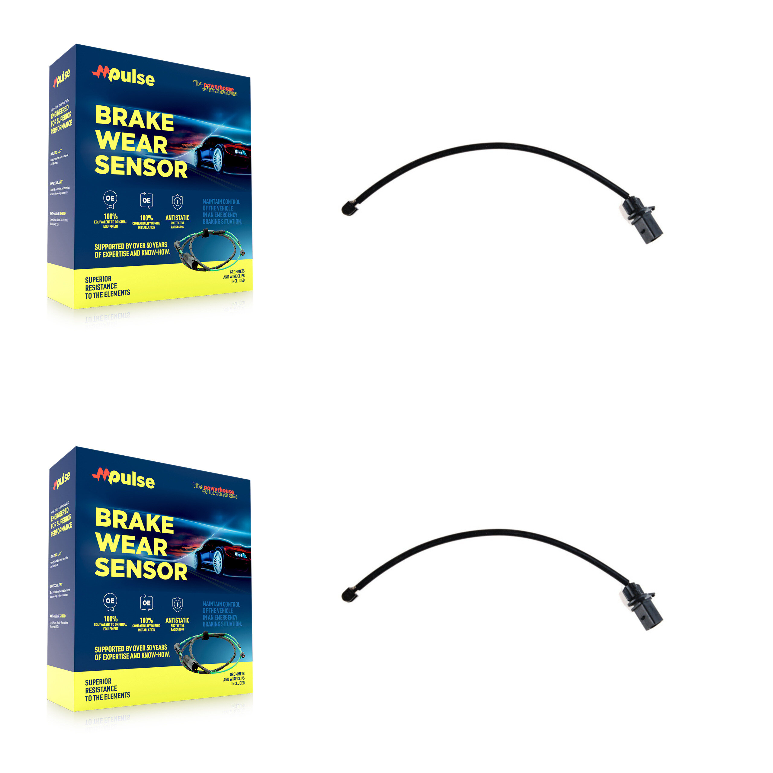 Mpulse - KSE-100050 - Front Disc Brake Pad Wear Sensor Kits