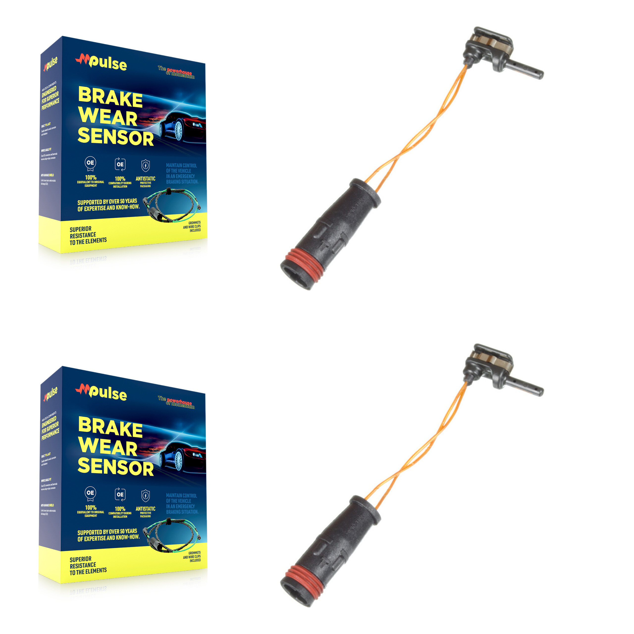 Mpulse - KSE-100065 - Front Disc Brake Pad Wear Sensor Kits