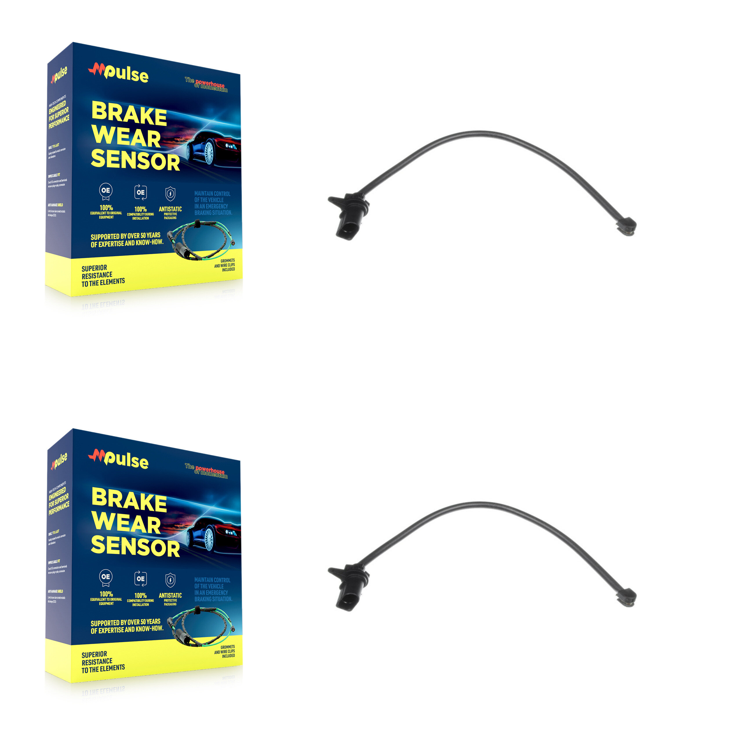 Mpulse - KSE-100069 - Front Disc Brake Pad Wear Sensor Kits