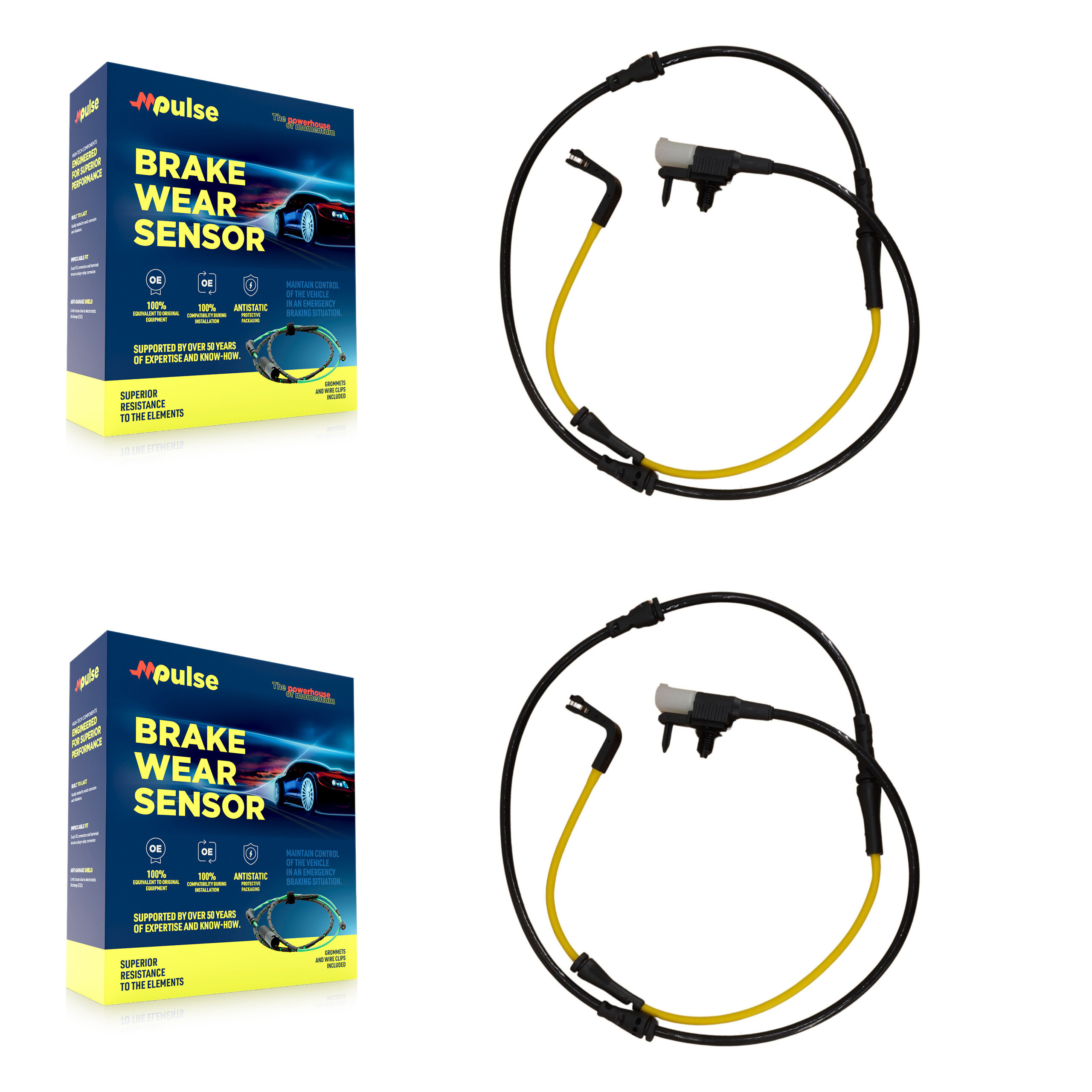 Mpulse - KSE-100073 - Front Disc Brake Pad Wear Sensor Kits