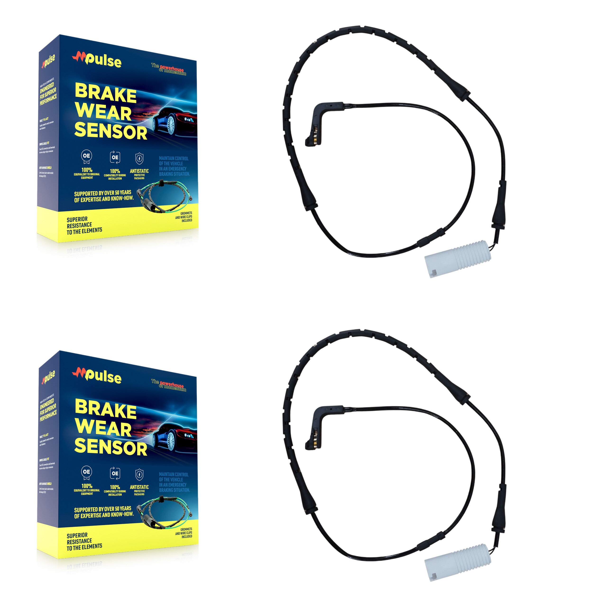 Mpulse - KSE-100077 - Front Disc Brake Pad Wear Sensor Kits