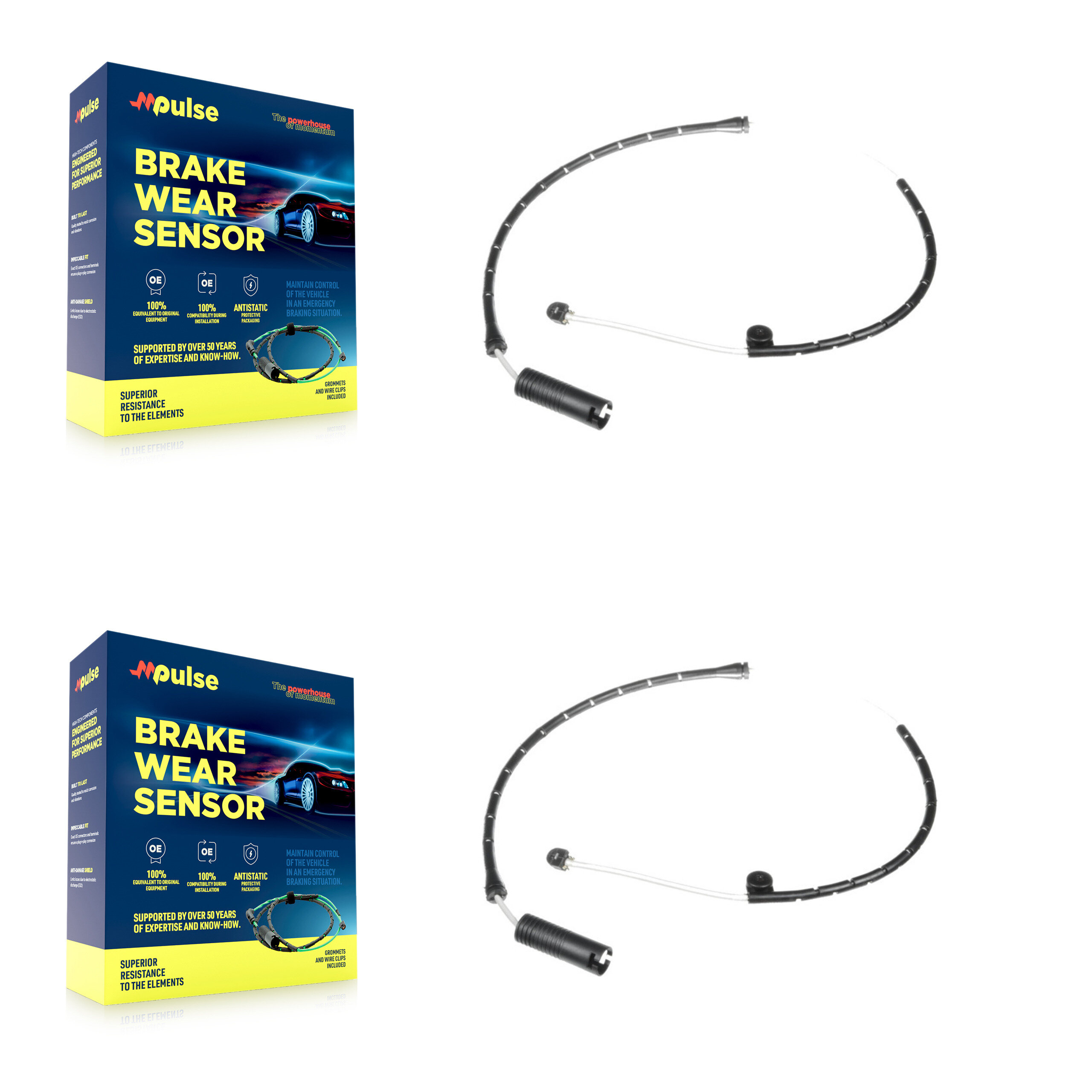 Mpulse - KSE-100078 - Front Disc Brake Pad Wear Sensor Kits