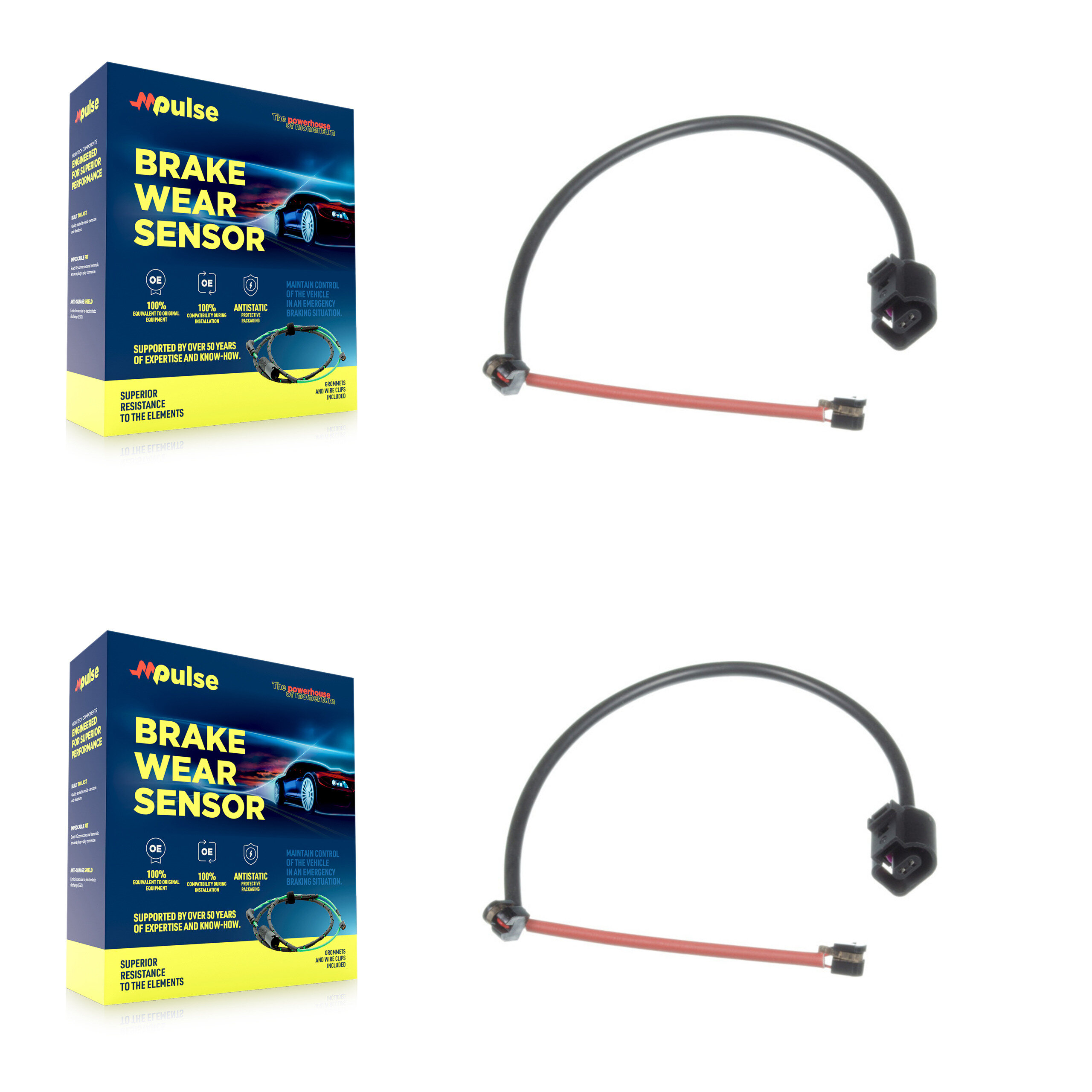 Mpulse - KSE-100079 - Front Disc Brake Pad Wear Sensor Kits