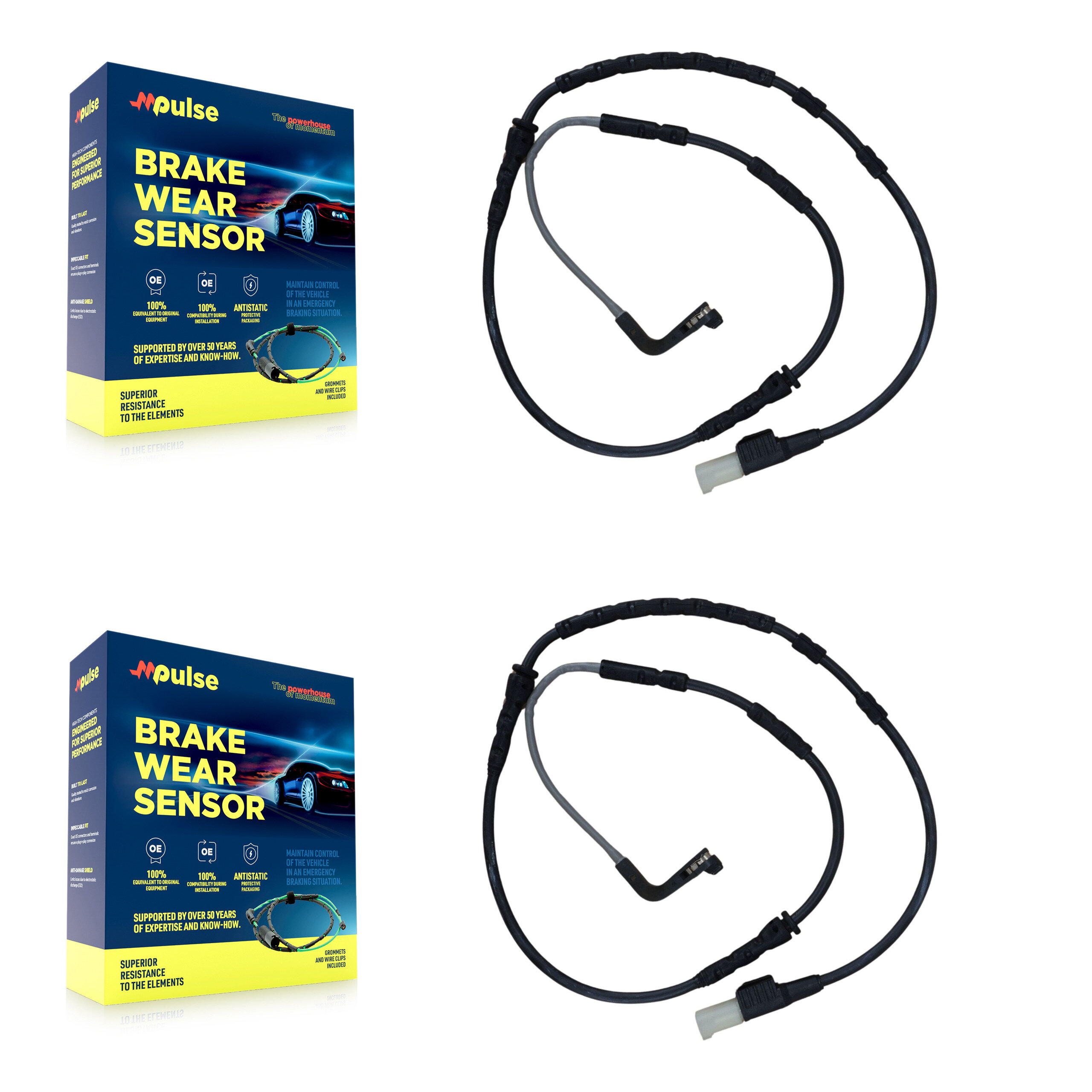Mpulse - KSE-100103 - Front Disc Brake Pad Wear Sensor Kits