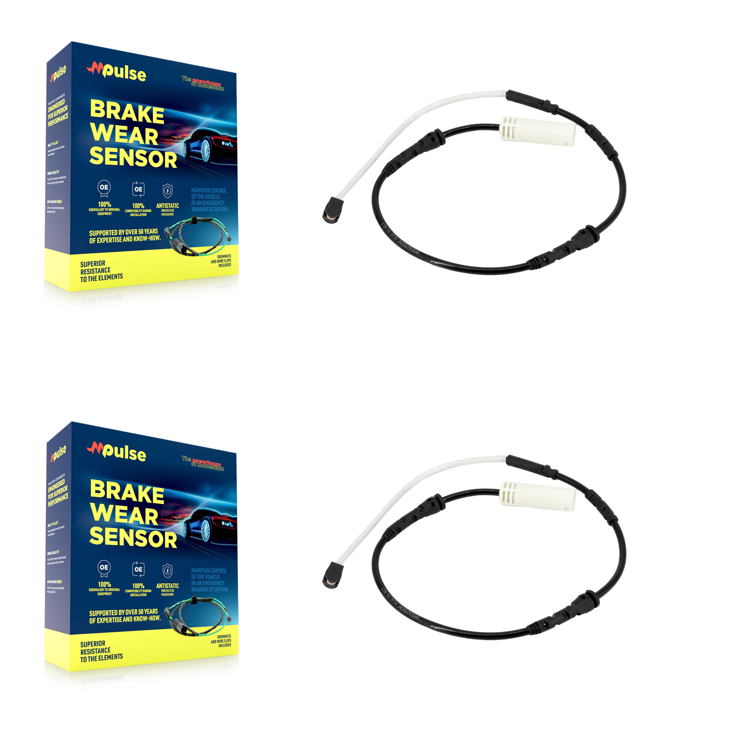 Mpulse - KSE-100107 - Front Disc Brake Pad Wear Sensor Kits