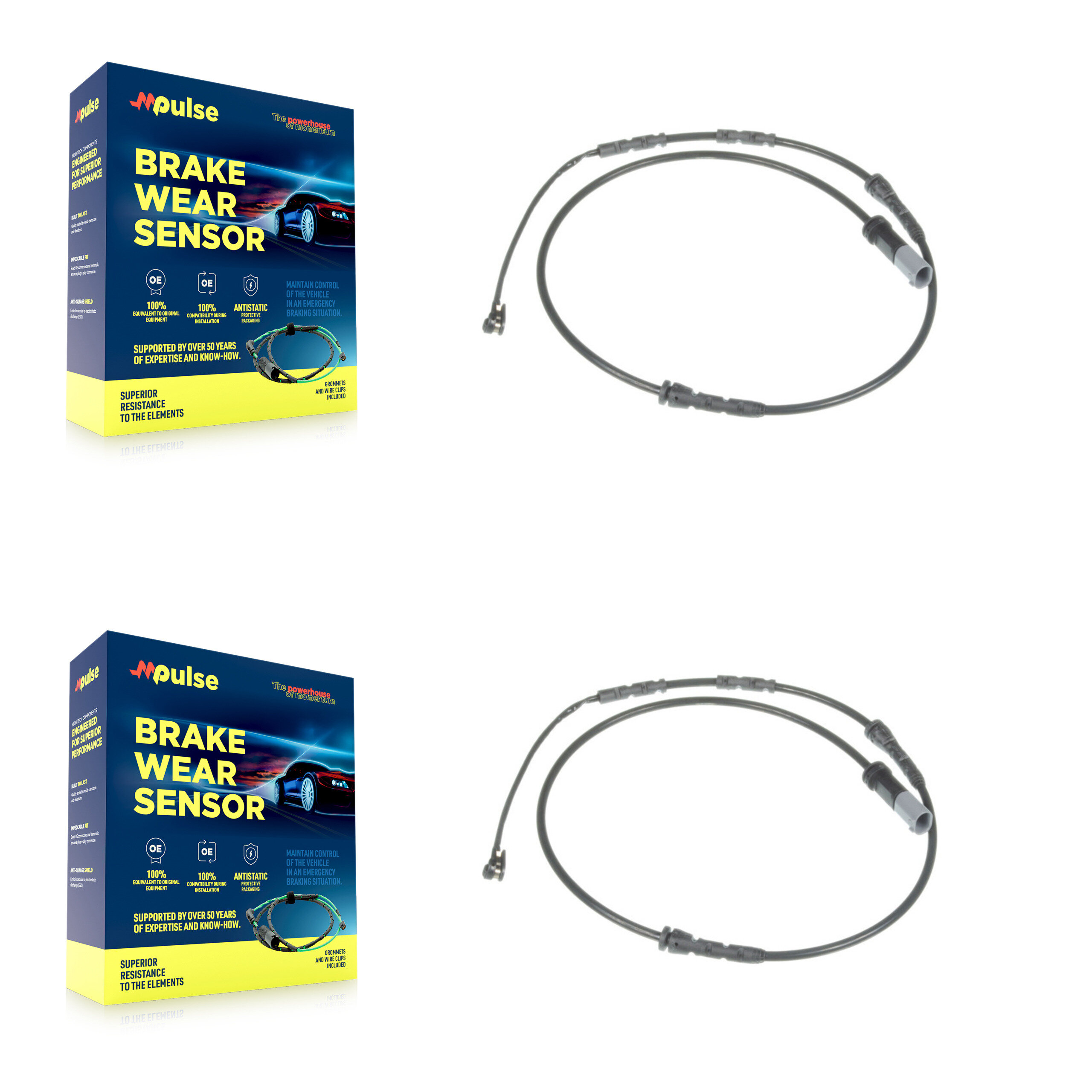 Mpulse - KSE-100109 - Front Disc Brake Pad Wear Sensor Kits