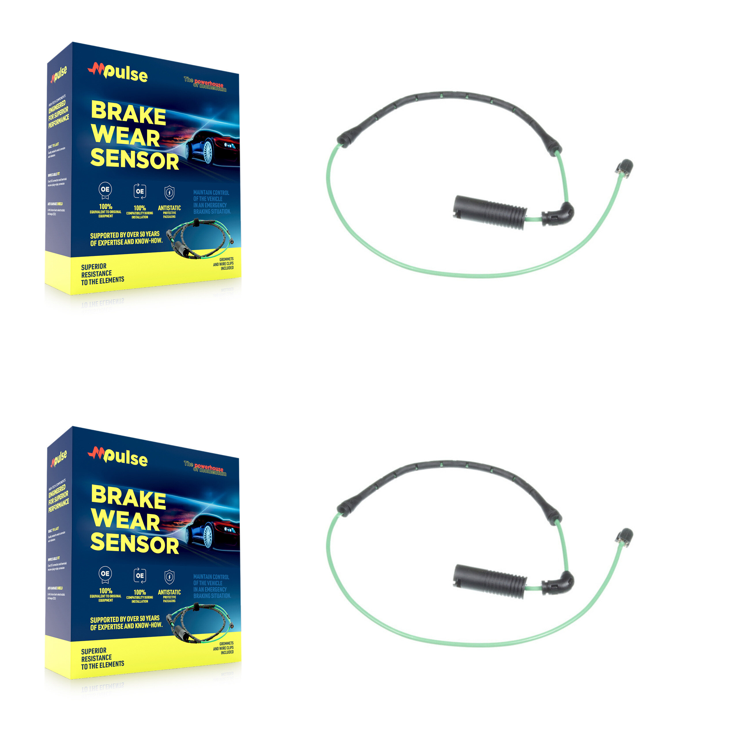 Mpulse - KSE-100110 - Front Disc Brake Pad Wear Sensor Kits