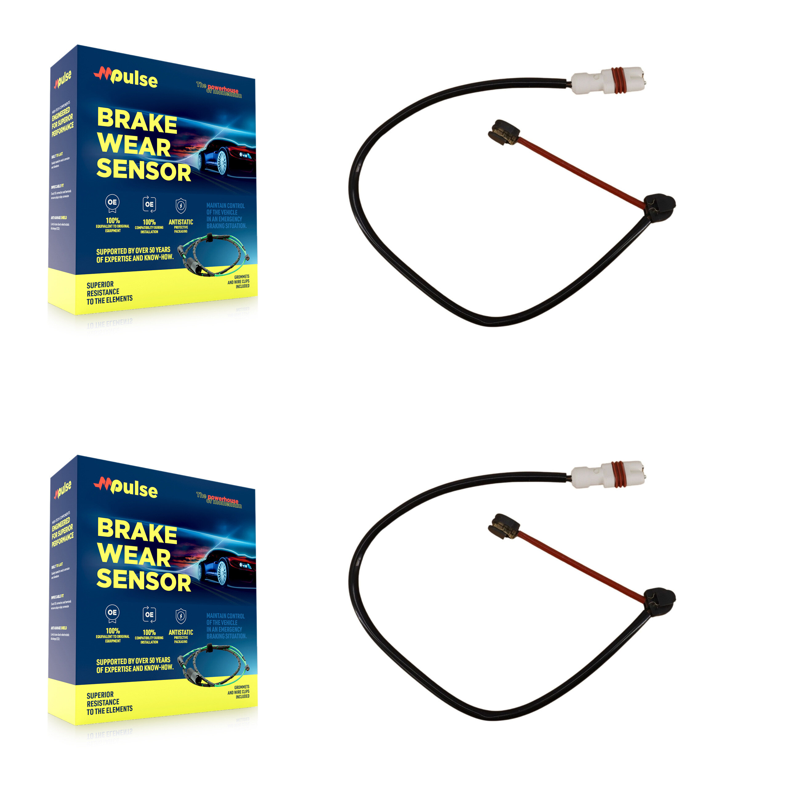 Mpulse - KSE-100247 - Rear Disc Brake Pad Wear Sensor Kits