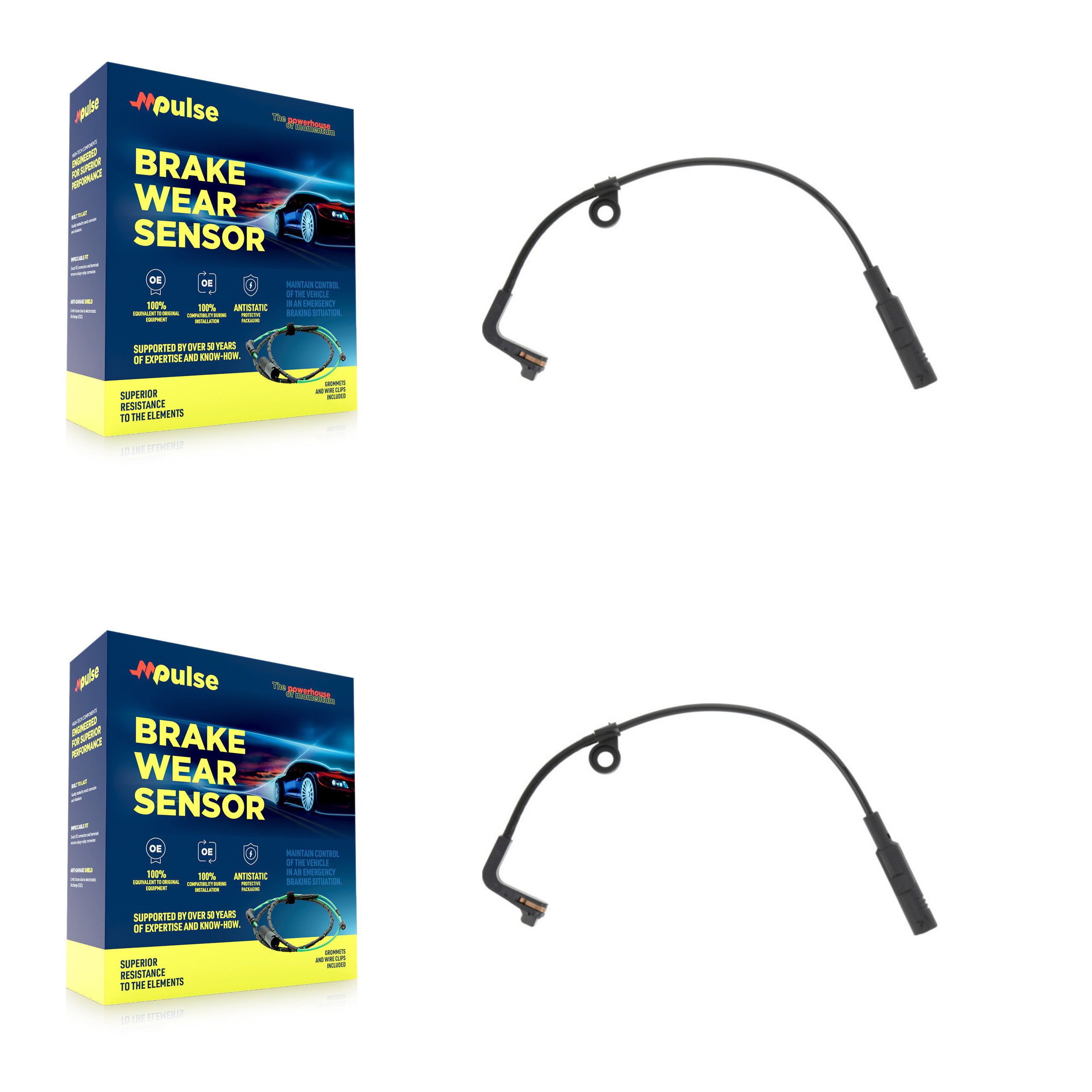 Mpulse - KSE-100270 - Rear Disc Brake Pad Wear Sensor Kits