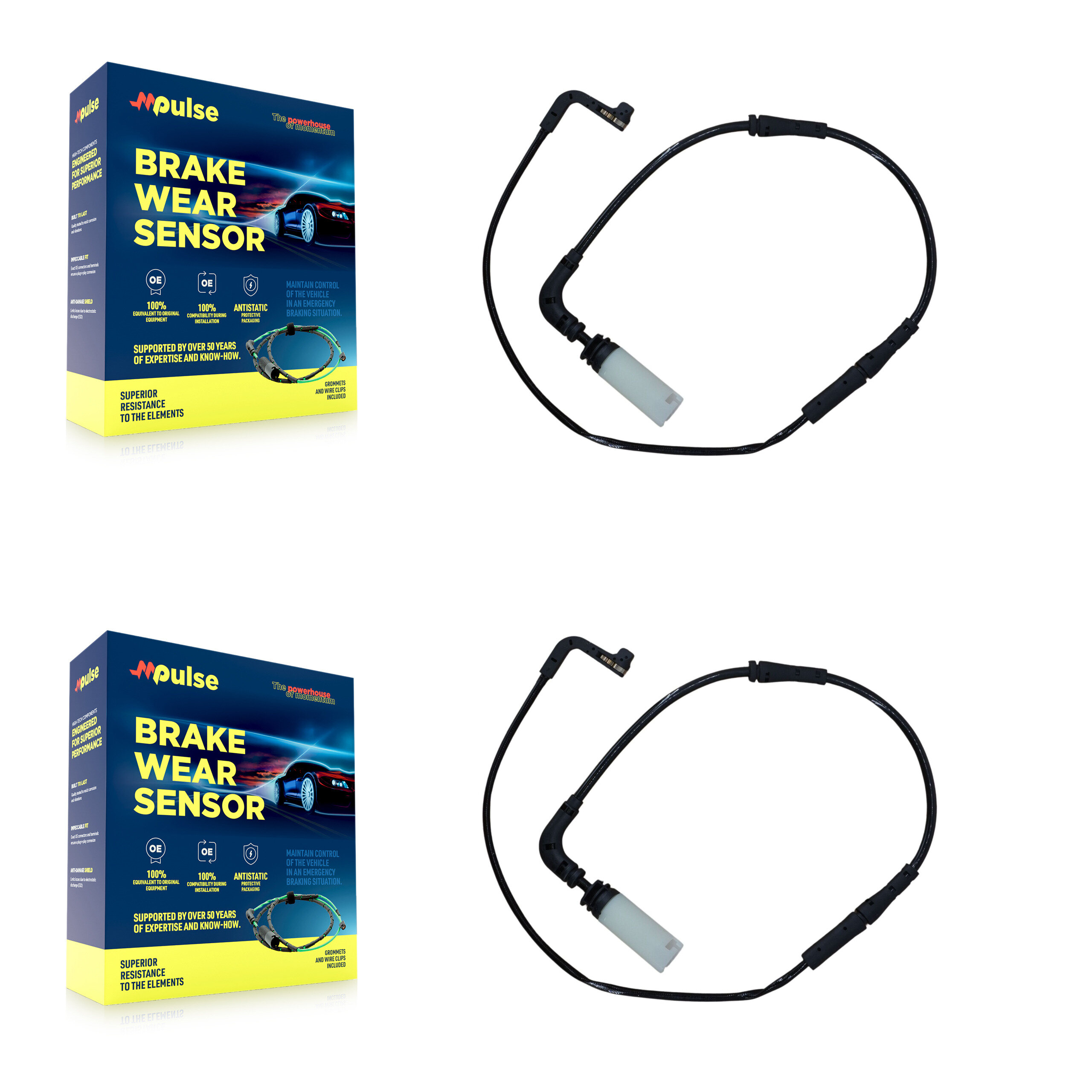 Mpulse - KSE-100273 - Rear Disc Brake Pad Wear Sensor Kits