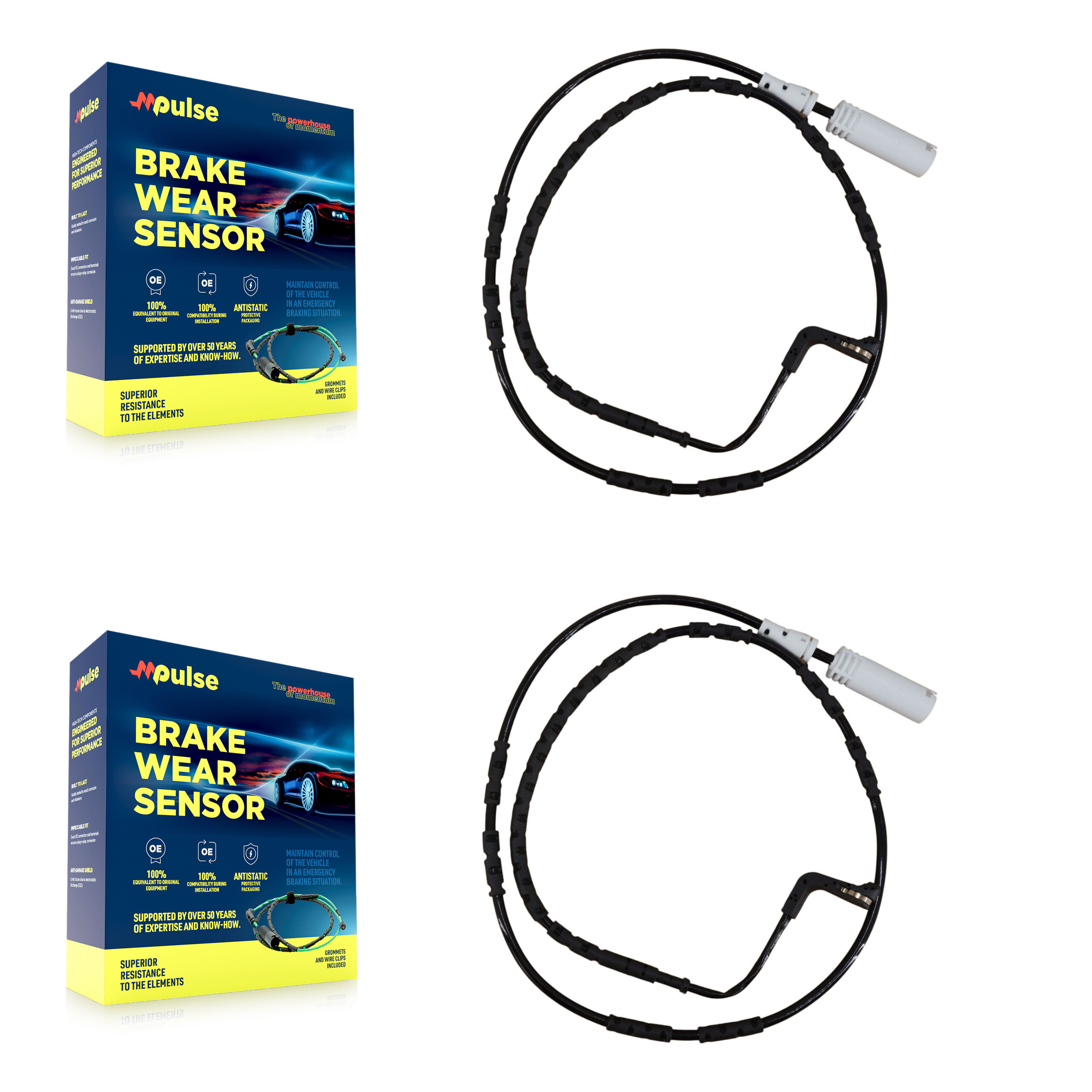 Mpulse - KSE-100279 - Rear Disc Brake Pad Wear Sensor Kits