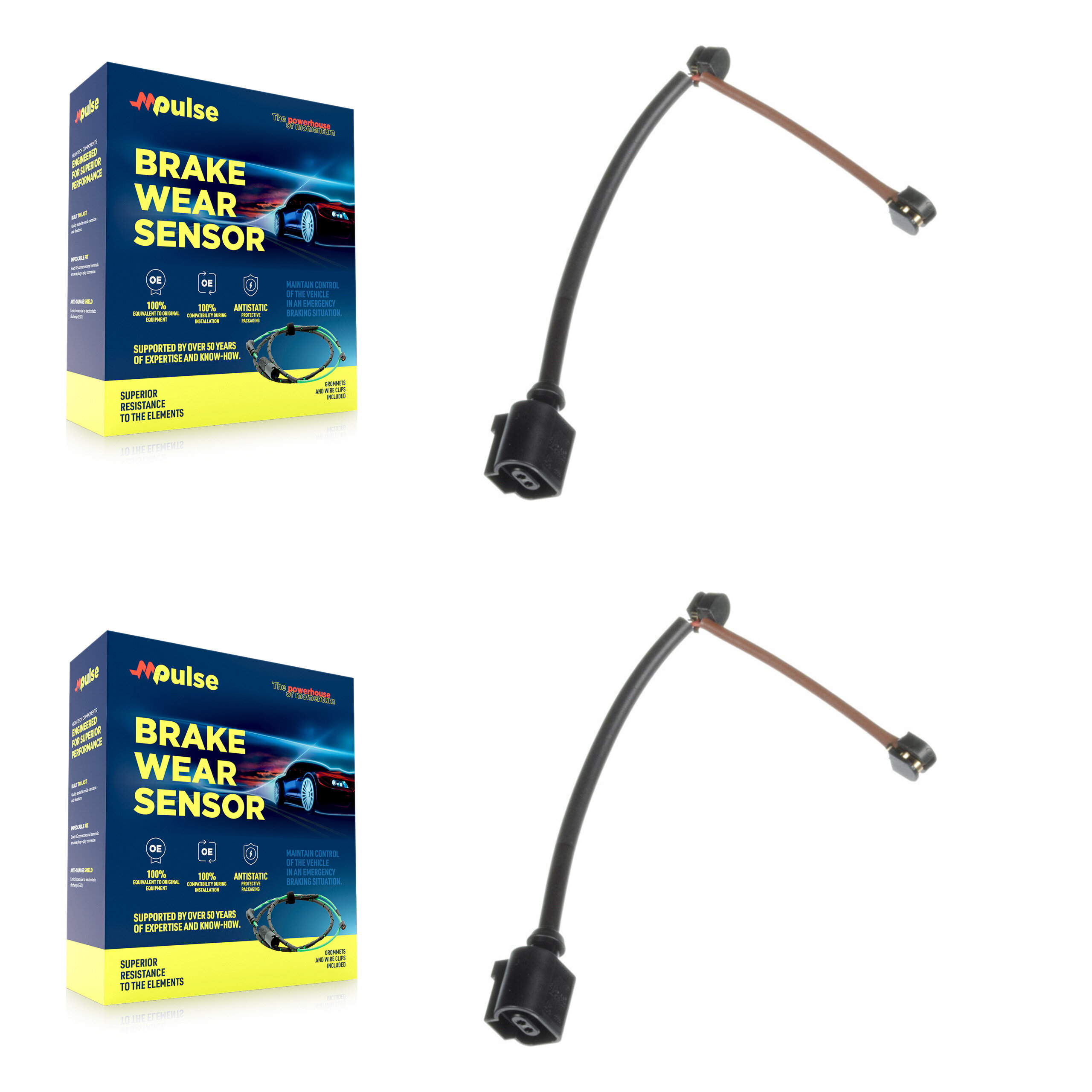 Mpulse - KSE-100282 - Rear Disc Brake Pad Wear Sensor Kits