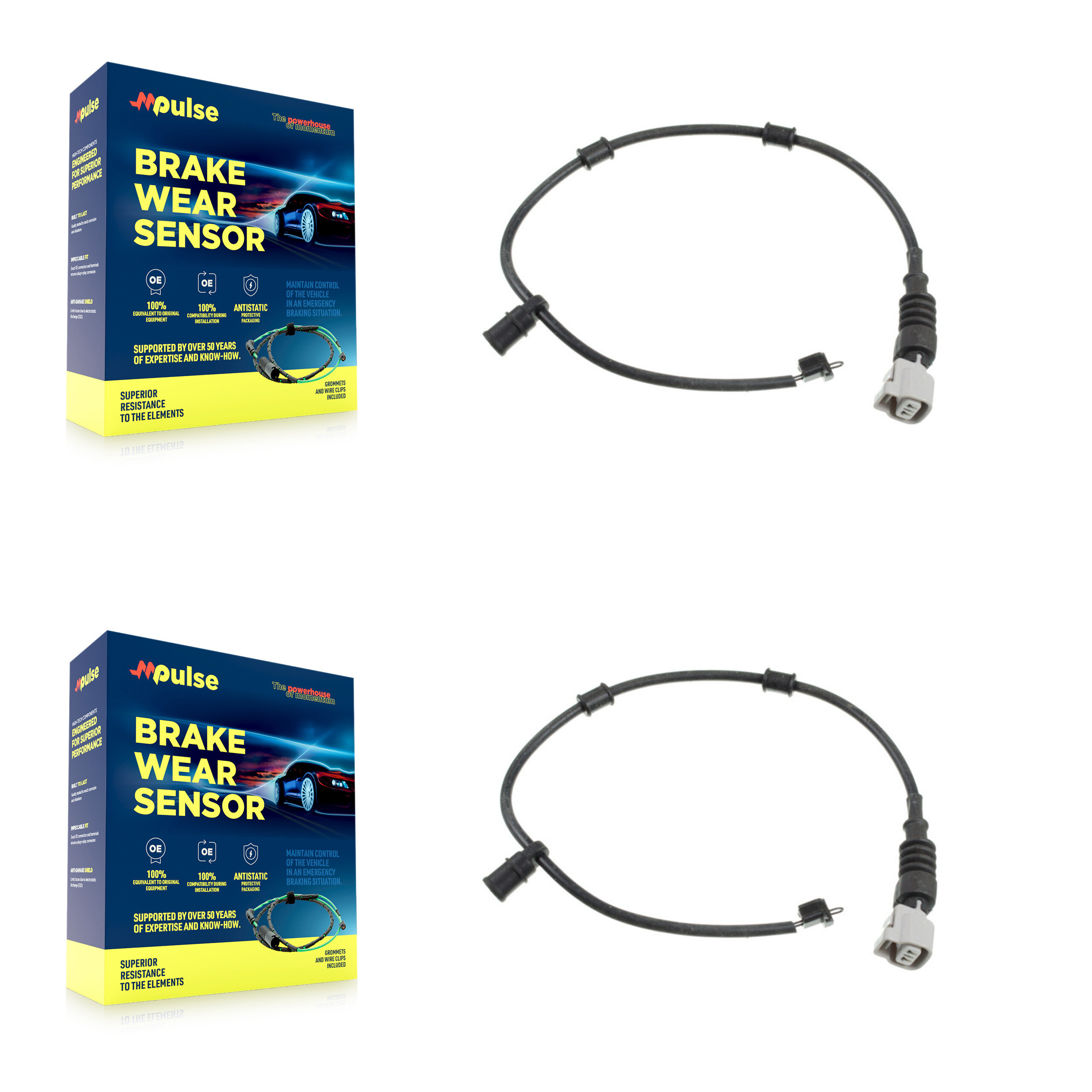Mpulse - KSE-100285 - Rear Disc Brake Pad Wear Sensor Kits
