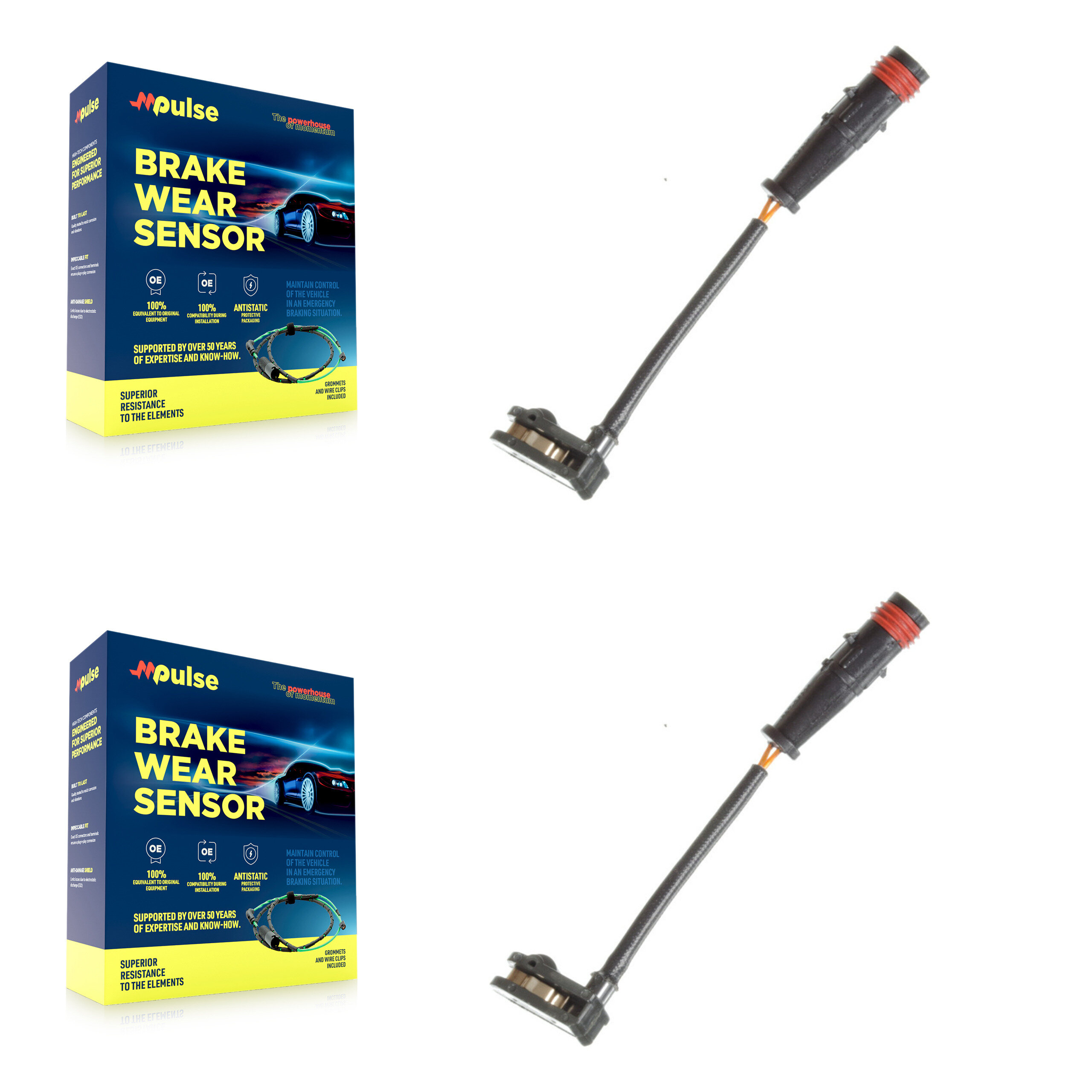 Mpulse - KSE-100290 - Rear Disc Brake Pad Wear Sensor Kits