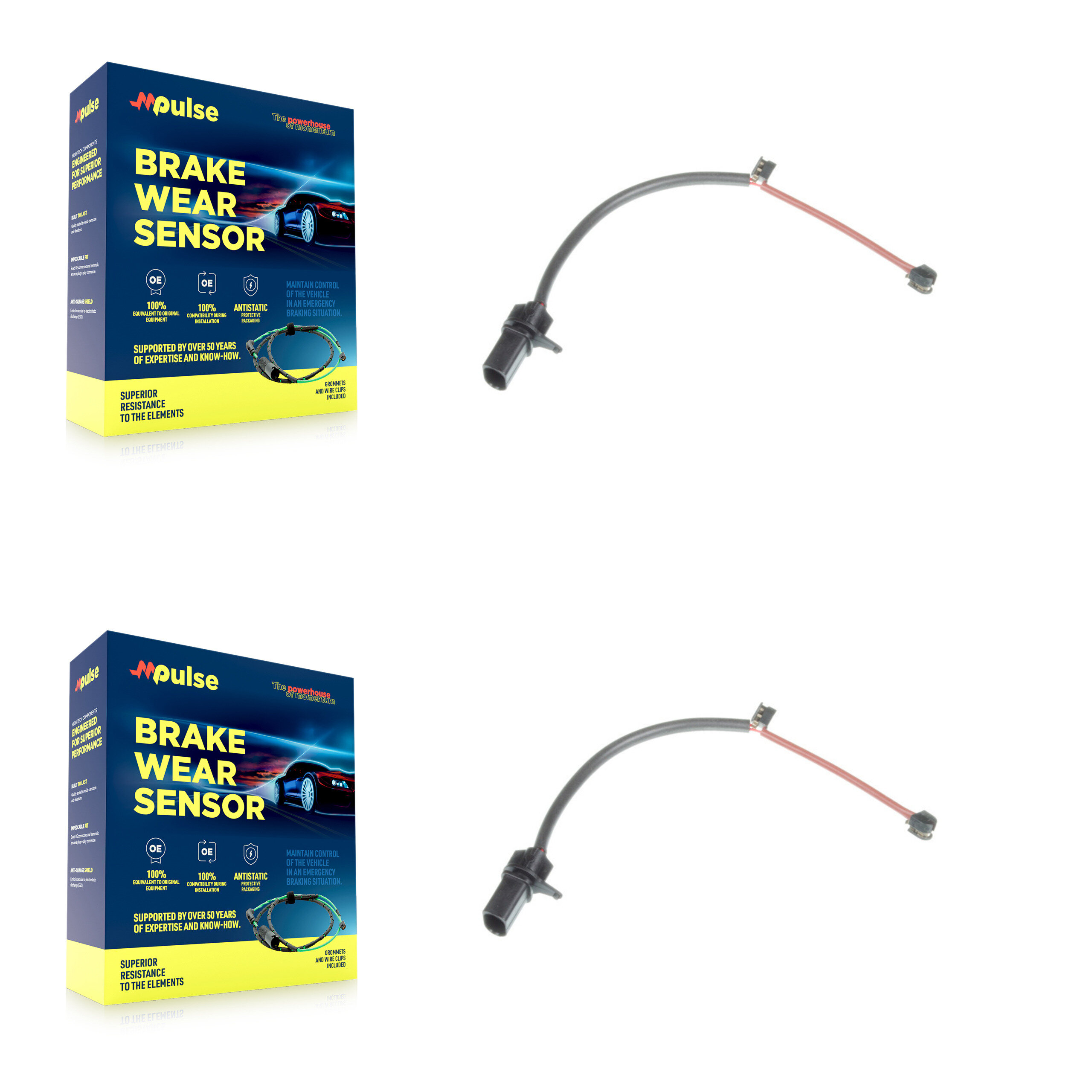 Mpulse - KSE-100293 - Rear Disc Brake Pad Wear Sensor Kits