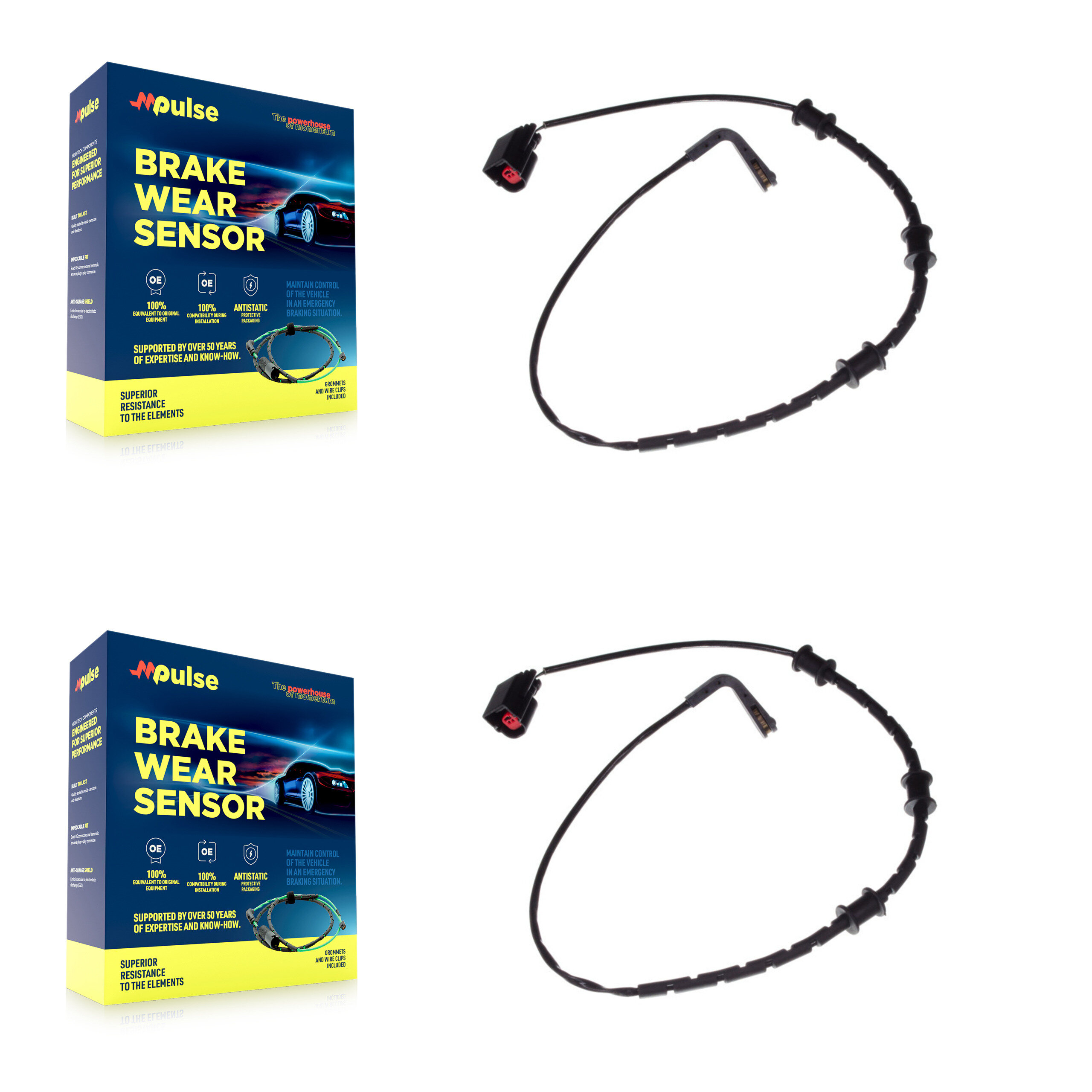 Mpulse - KSE-100306 - Rear Disc Brake Pad Wear Sensor Kits