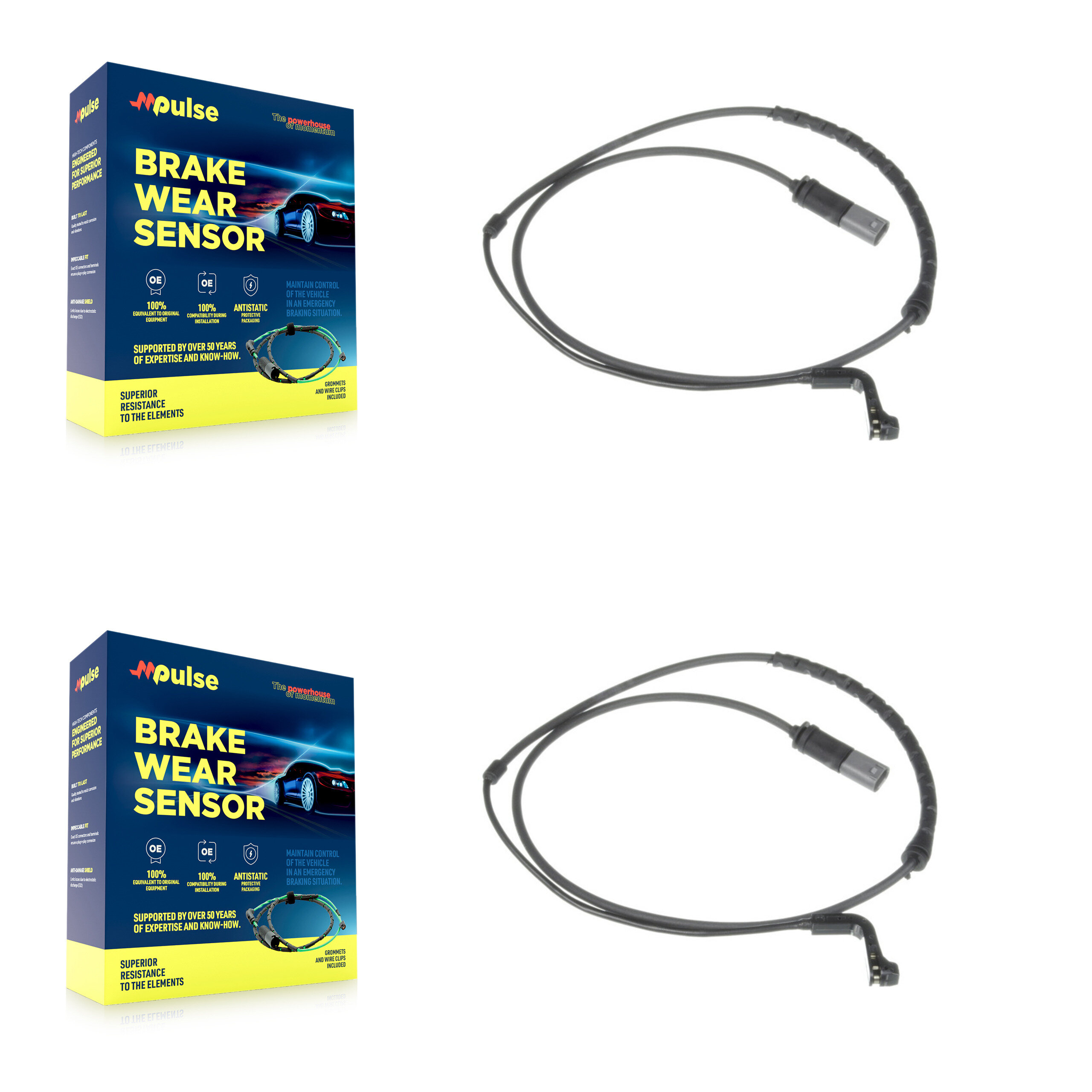 Mpulse - KSE-100309 - Rear Disc Brake Pad Wear Sensor Kits