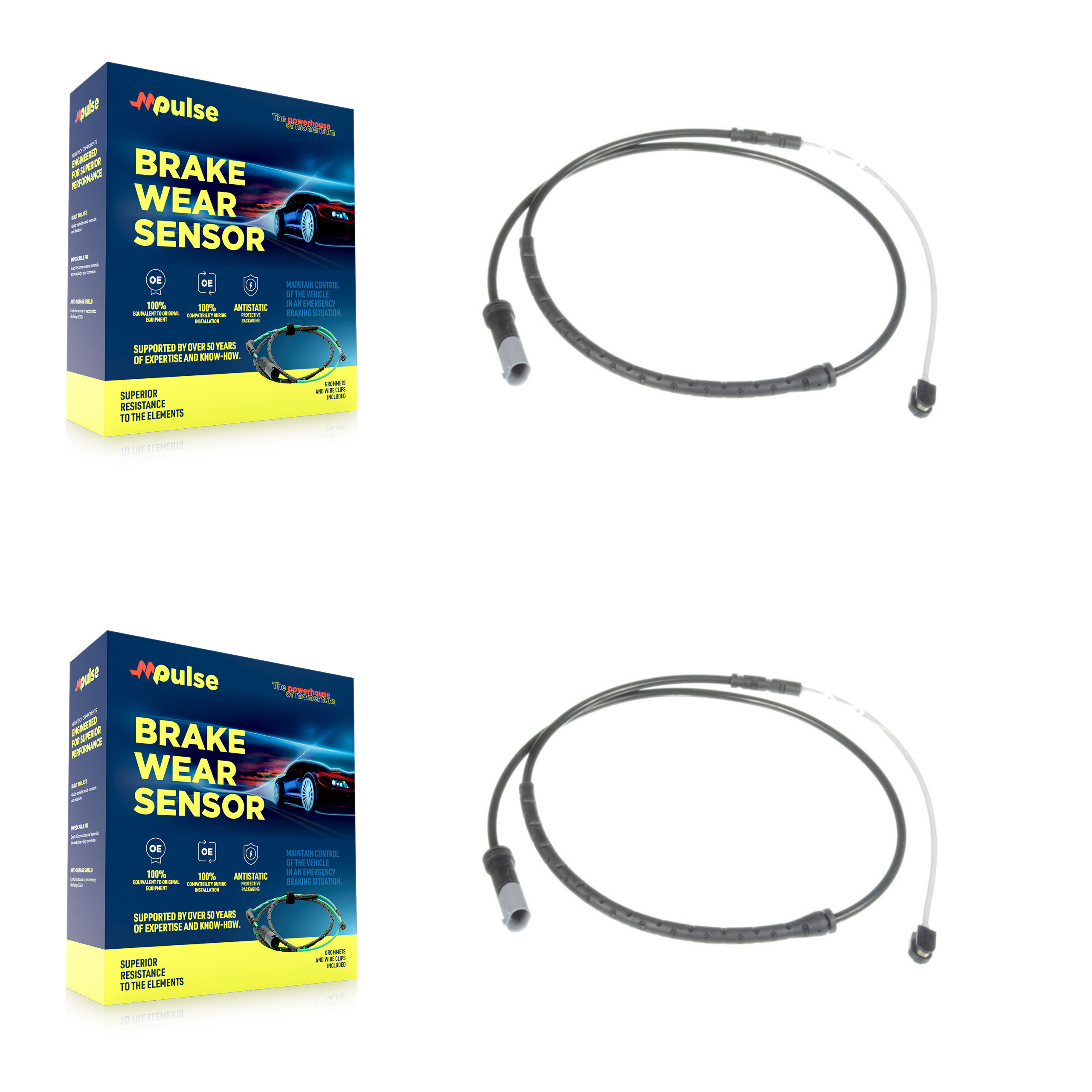 Mpulse - KSE-100310 - Rear Disc Brake Pad Wear Sensor Kits