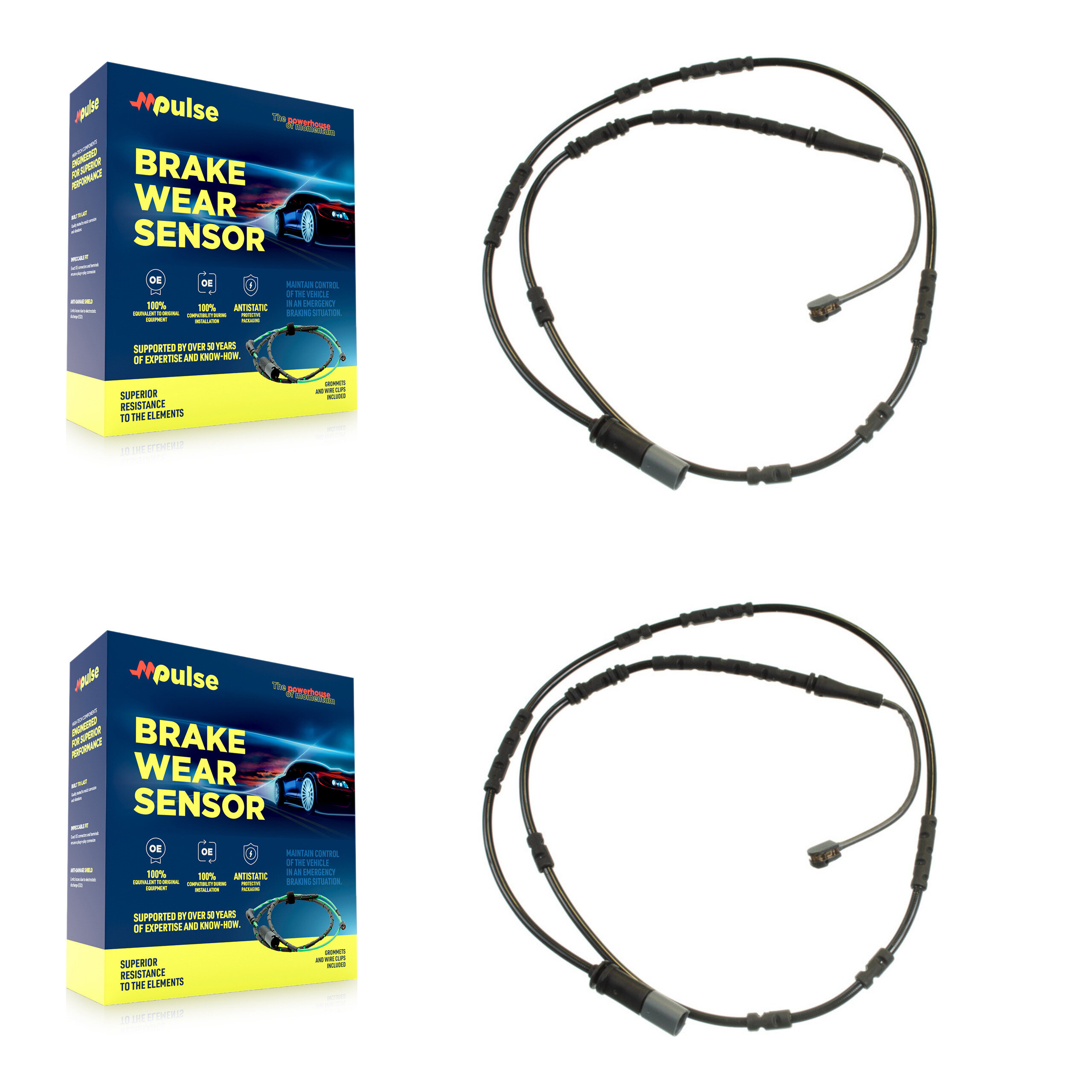 Mpulse - KSE-100318 - Rear Disc Brake Pad Wear Sensor Kits
