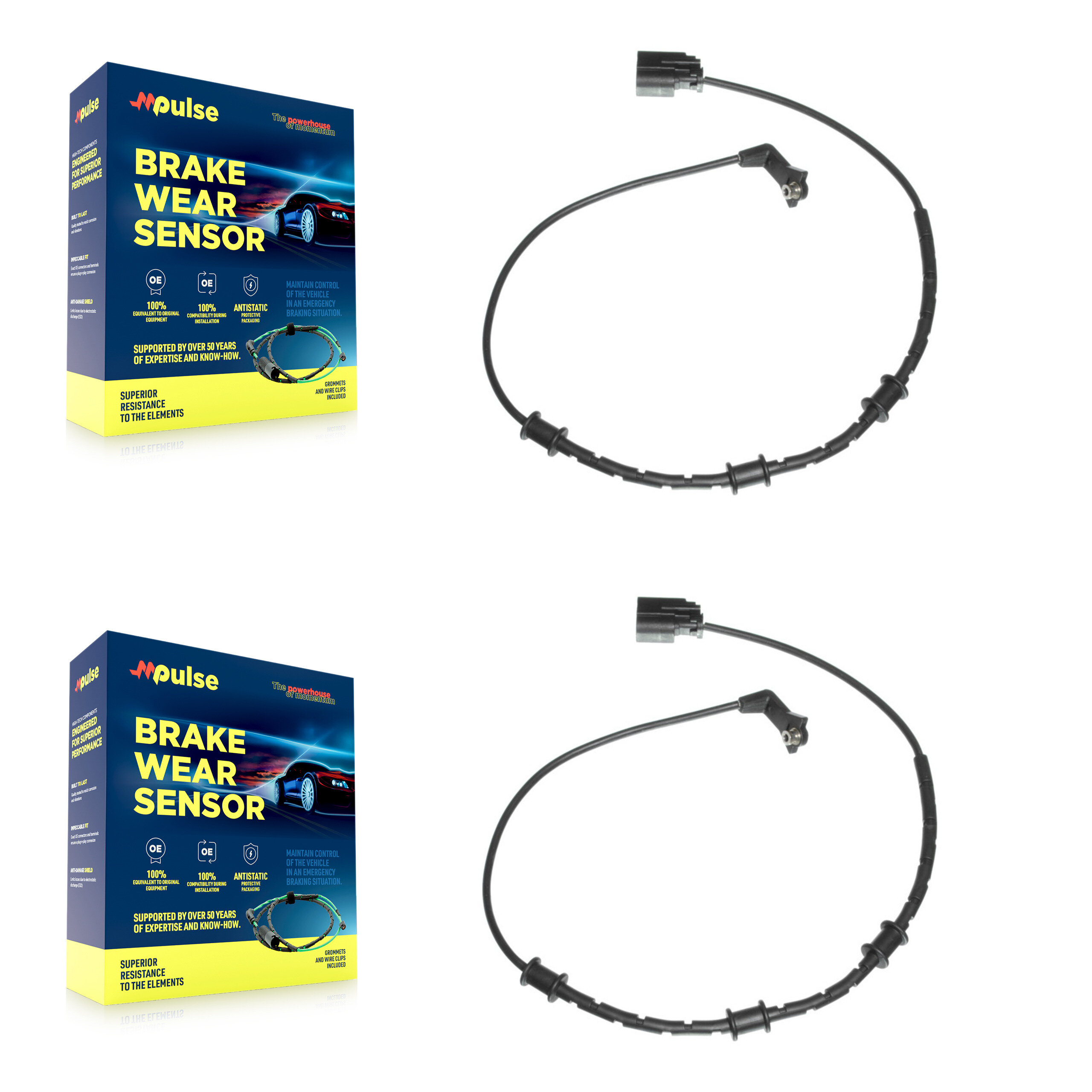 Mpulse - KSE-100322 - Rear Disc Brake Pad Wear Sensor Kits