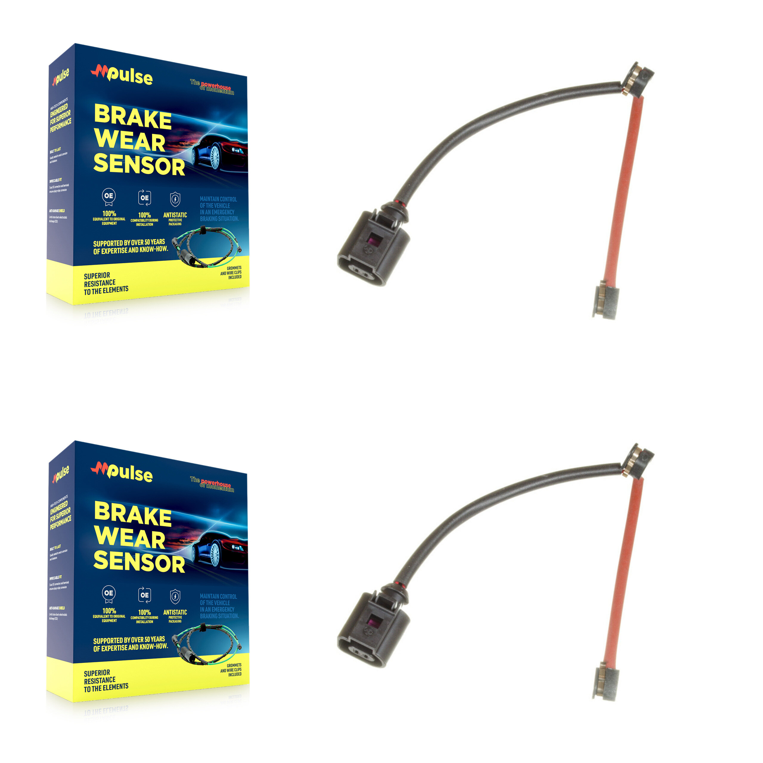 Mpulse - KSE-100324 - Rear Disc Brake Pad Wear Sensor Kits