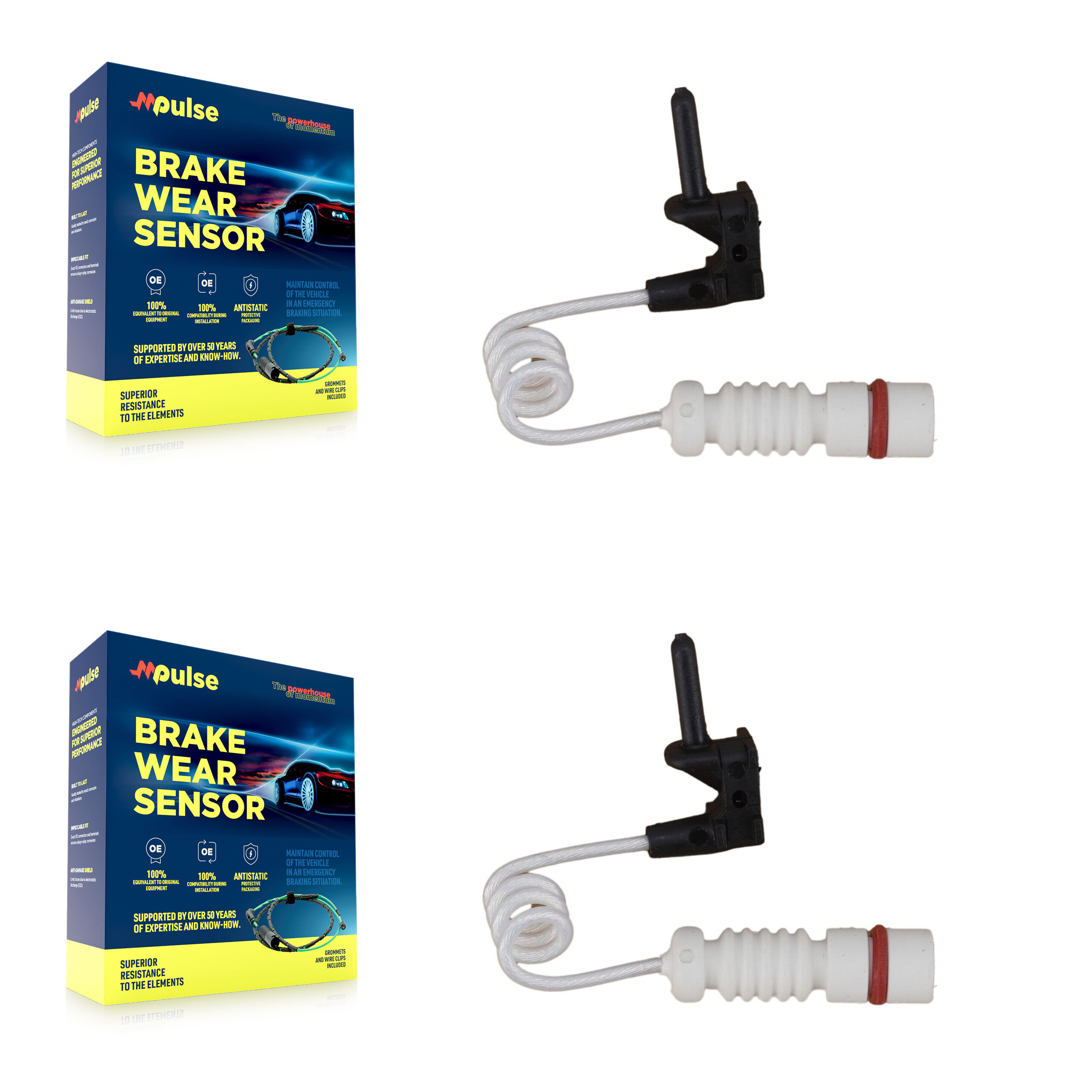 Mpulse - KSE-100326 - Rear Disc Brake Pad Wear Sensor Kits