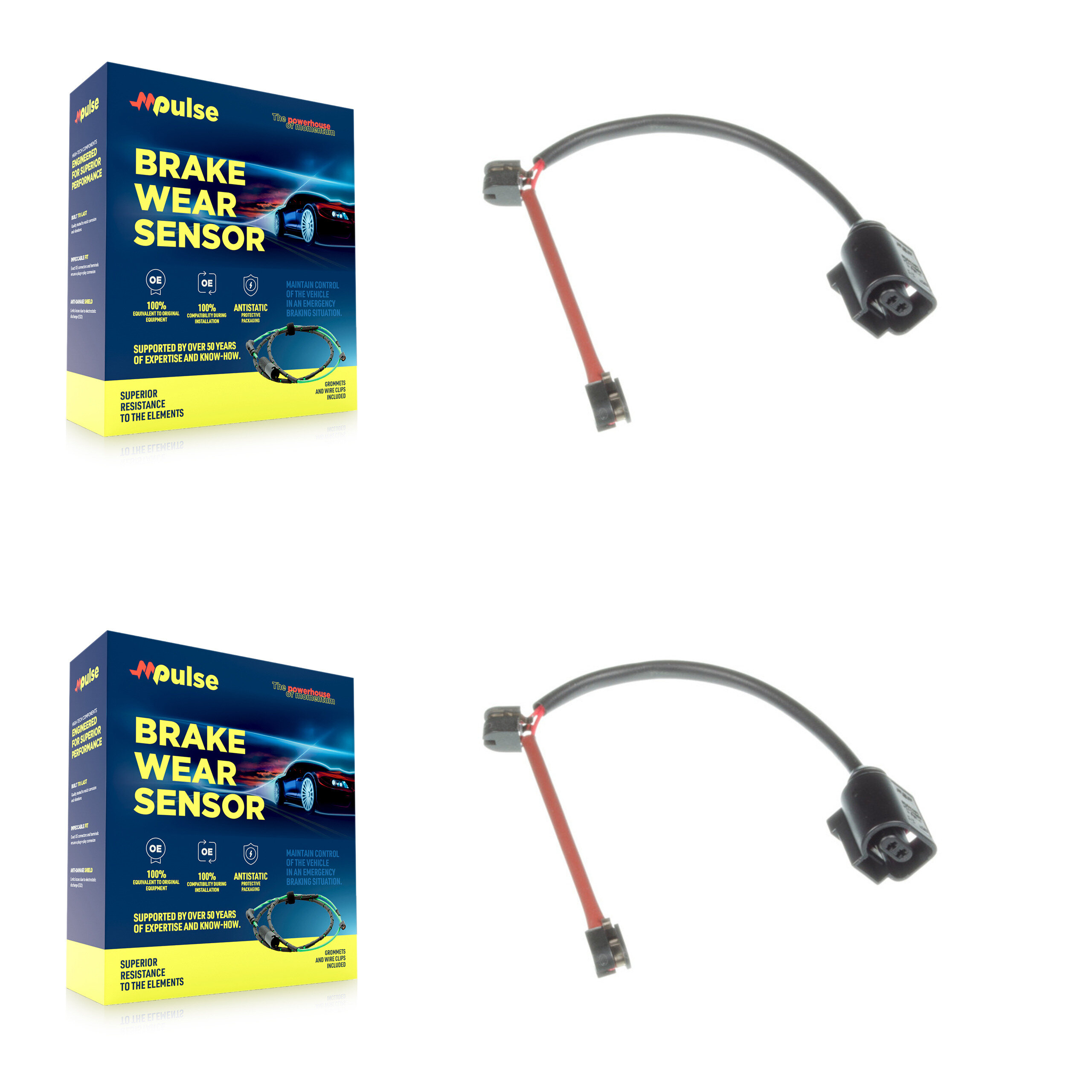 Mpulse - KSE-100330 - Rear Disc Brake Pad Wear Sensor Kits