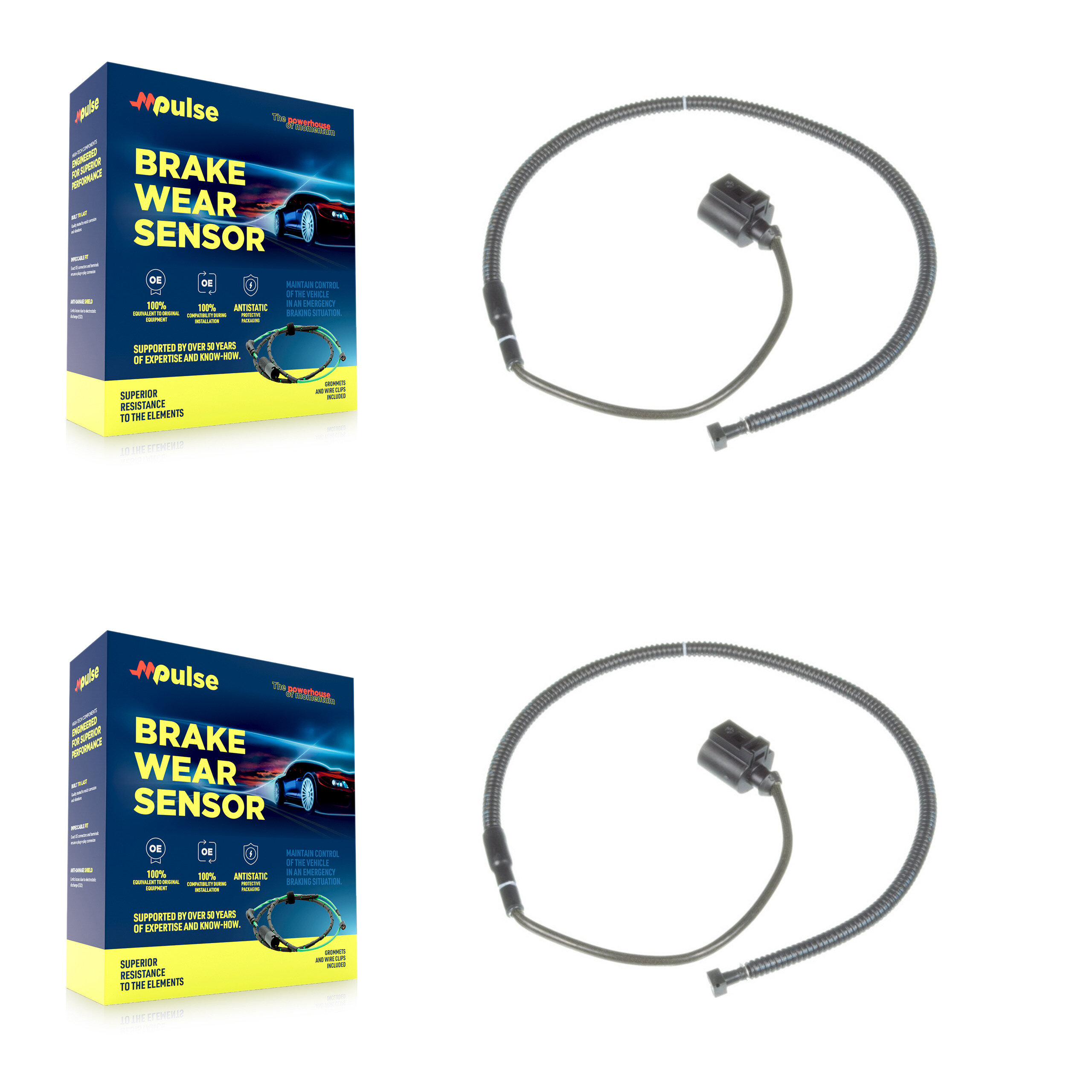 Mpulse - KSE-100331 - Rear Disc Brake Pad Wear Sensor Kits