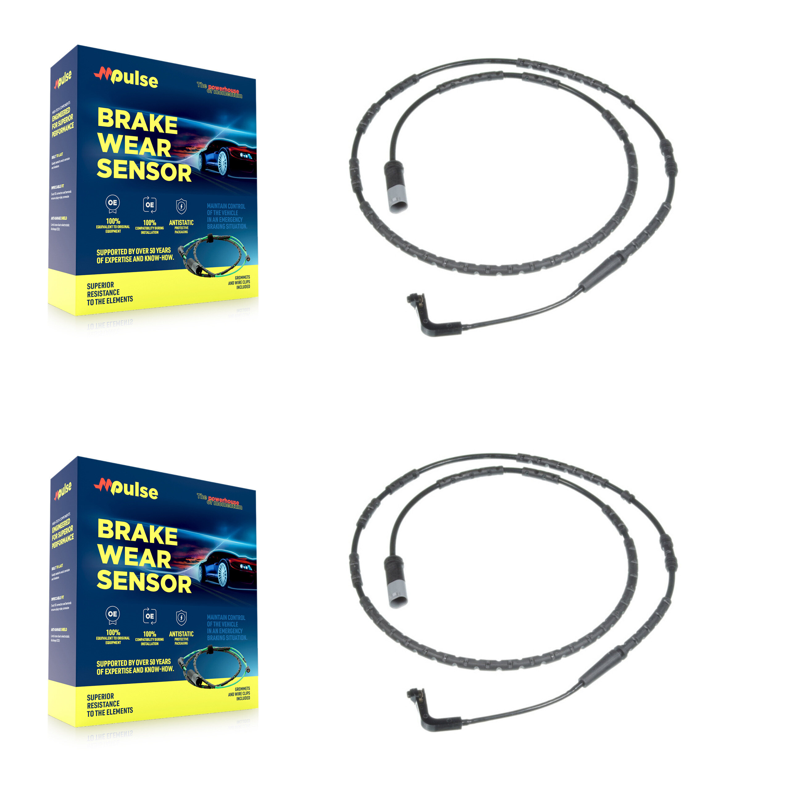Mpulse - KSE-100333 - Rear Disc Brake Pad Wear Sensor Kits