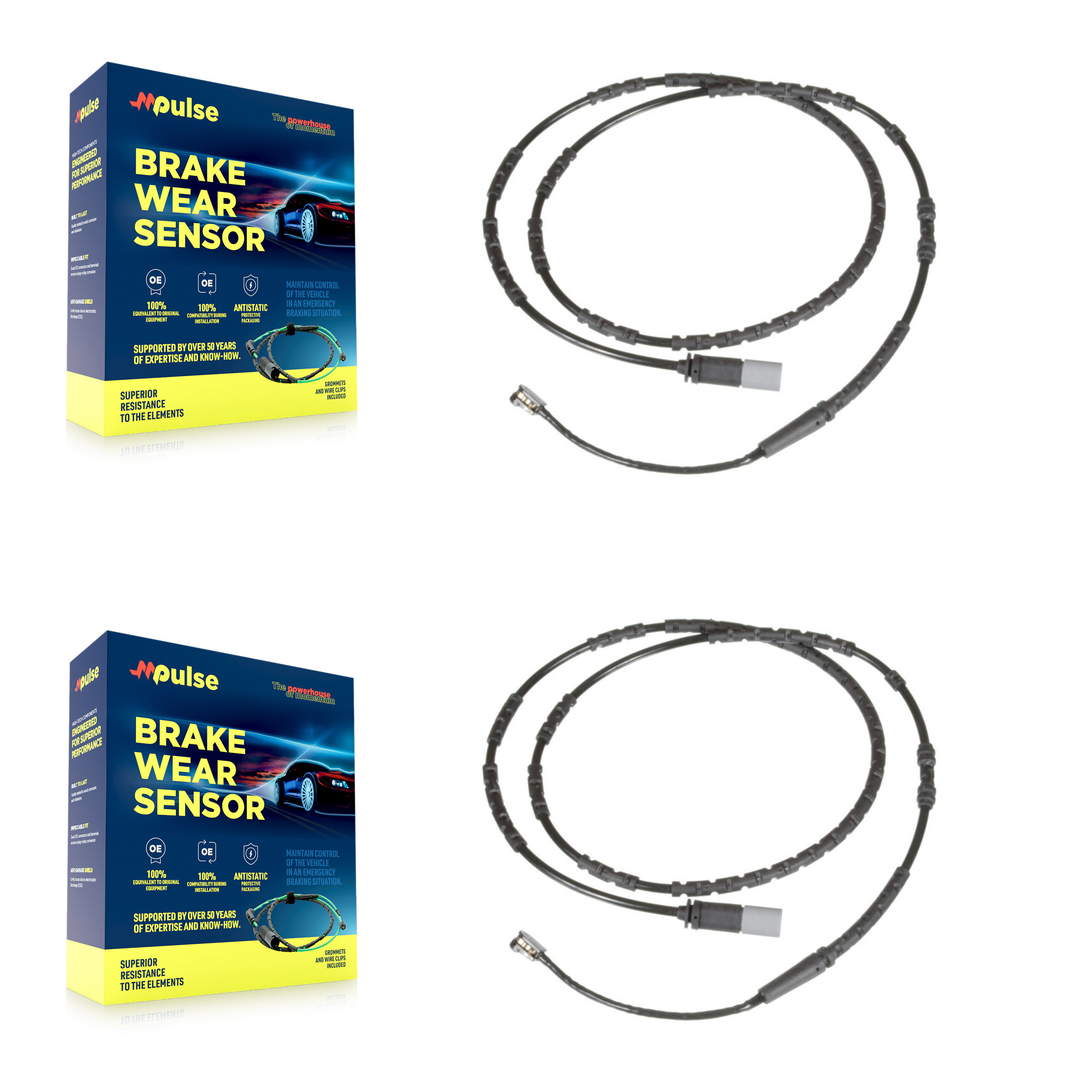 Mpulse - KSE-100334 - Rear Disc Brake Pad Wear Sensor Kits