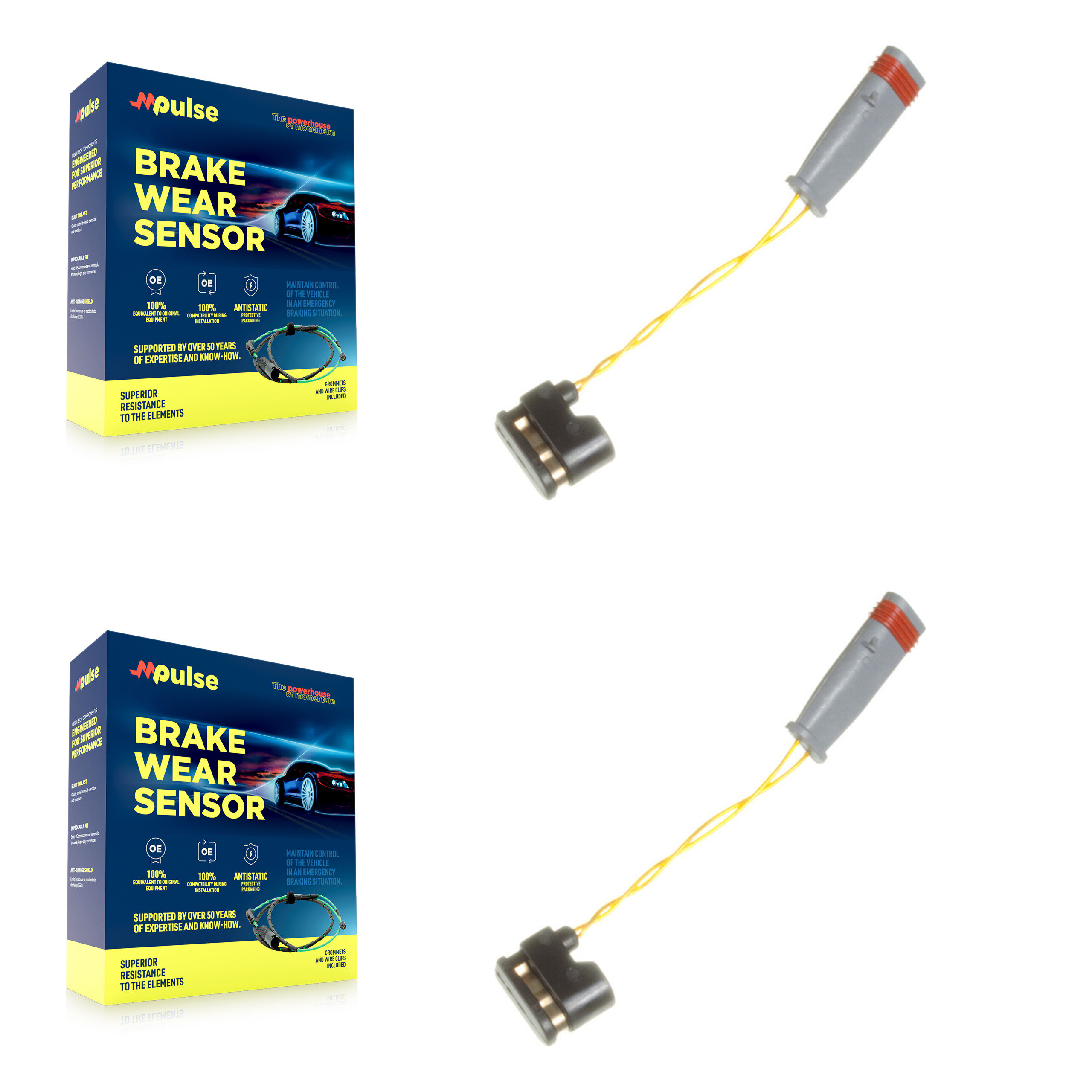 Mpulse - KSE-100347 - Front Disc Brake Pad Wear Sensor Kits