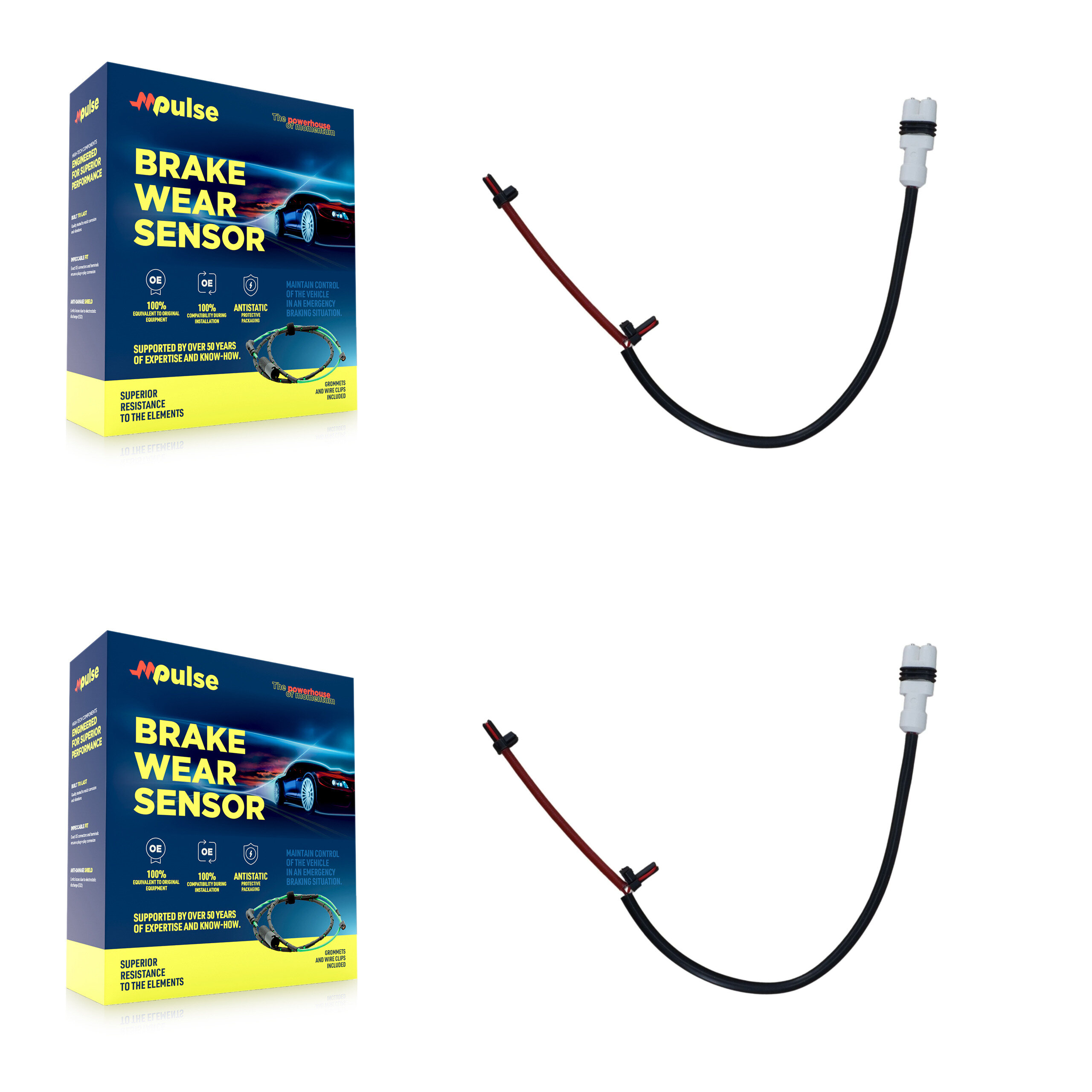 Mpulse - KSE-100349 - Front Disc Brake Pad Wear Sensor Kits