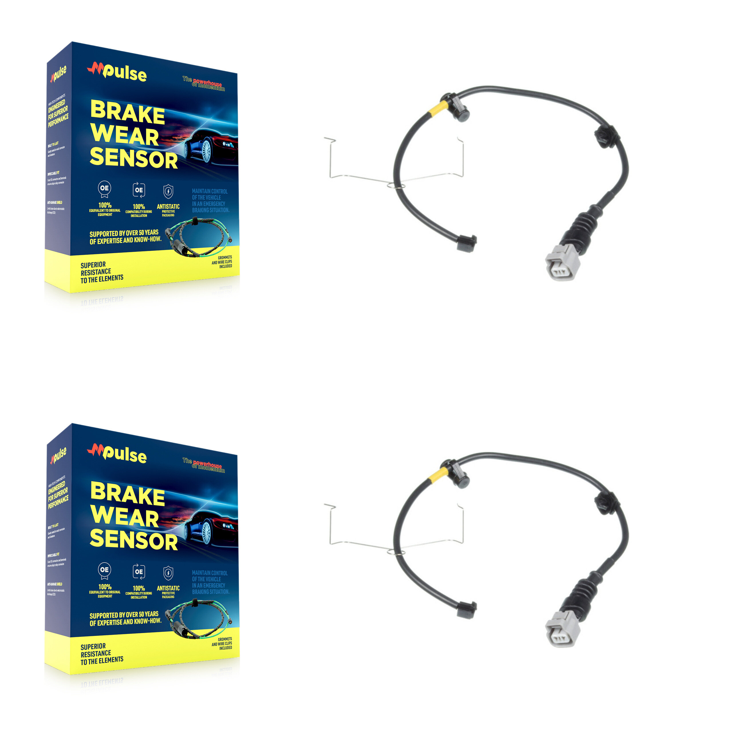 Mpulse - KSE-100356 - Front Disc Brake Pad Wear Sensor Kits