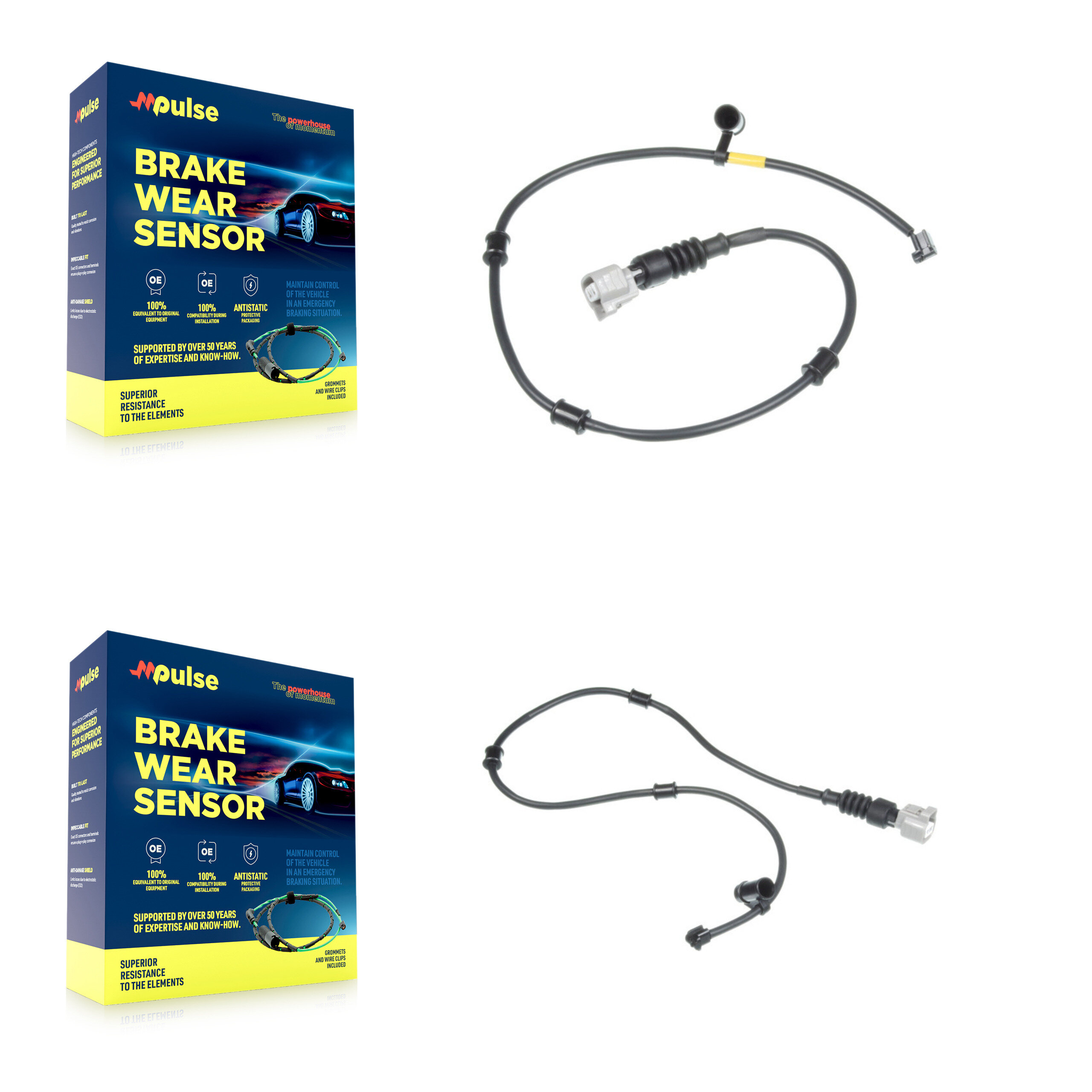 Mpulse - KSE-100376 - Rear Disc Brake Pad Wear Sensor Kits