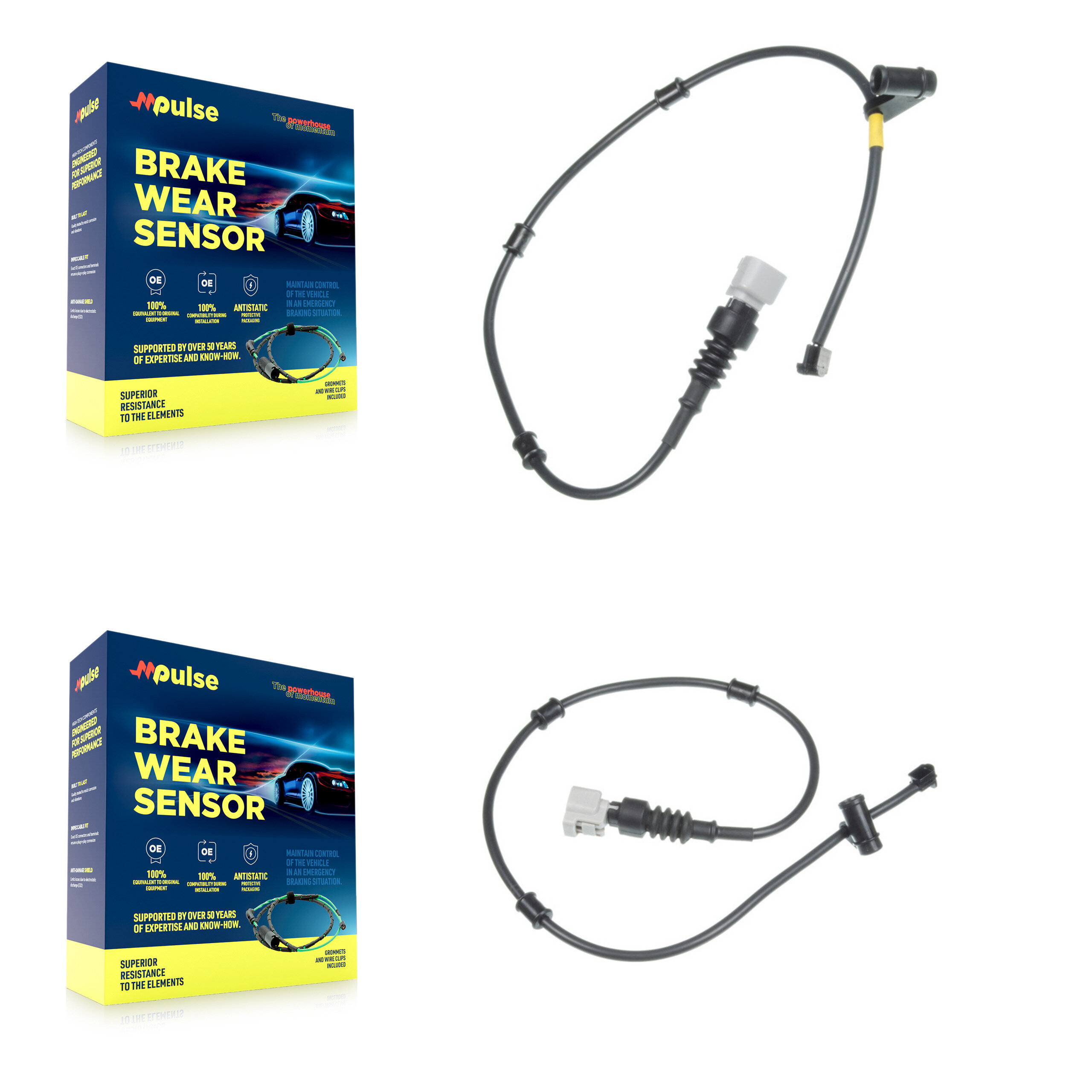 Mpulse - KSE-100377 - Rear Disc Brake Pad Wear Sensor Kits