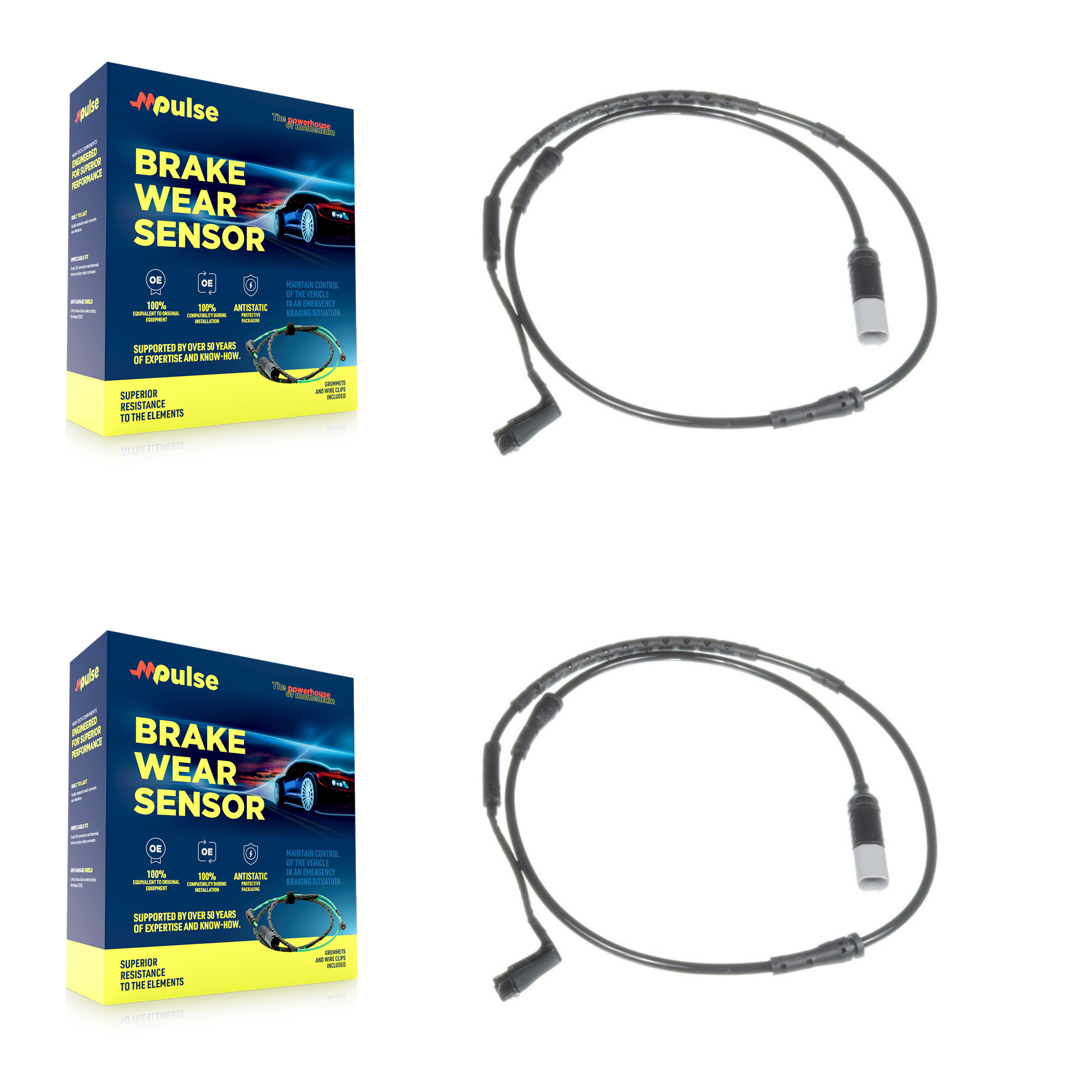 Mpulse - KSE-100388 - Front Disc Brake Pad Wear Sensor Kits