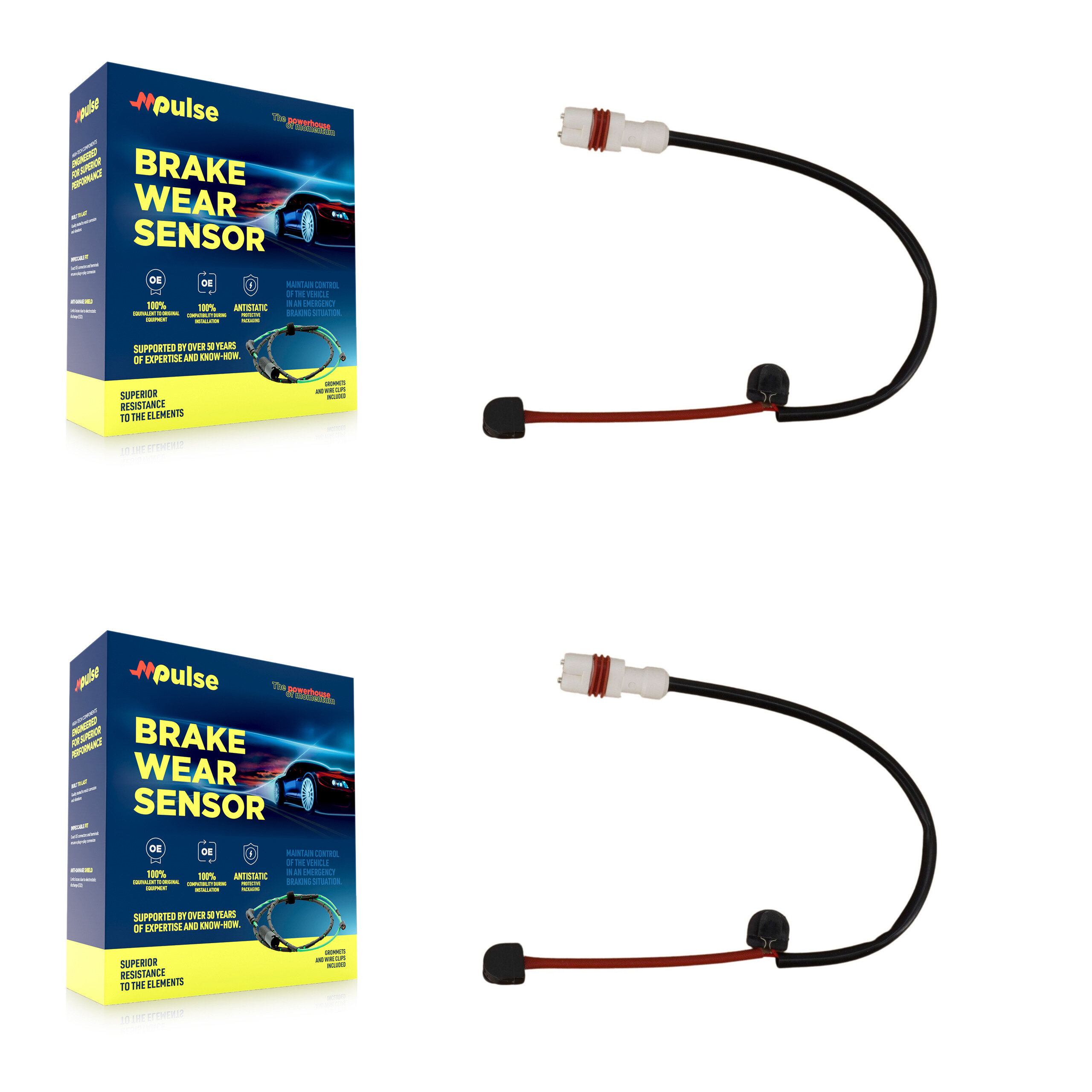 Mpulse - KSE-100390 - Front Disc Brake Pad Wear Sensor Kits